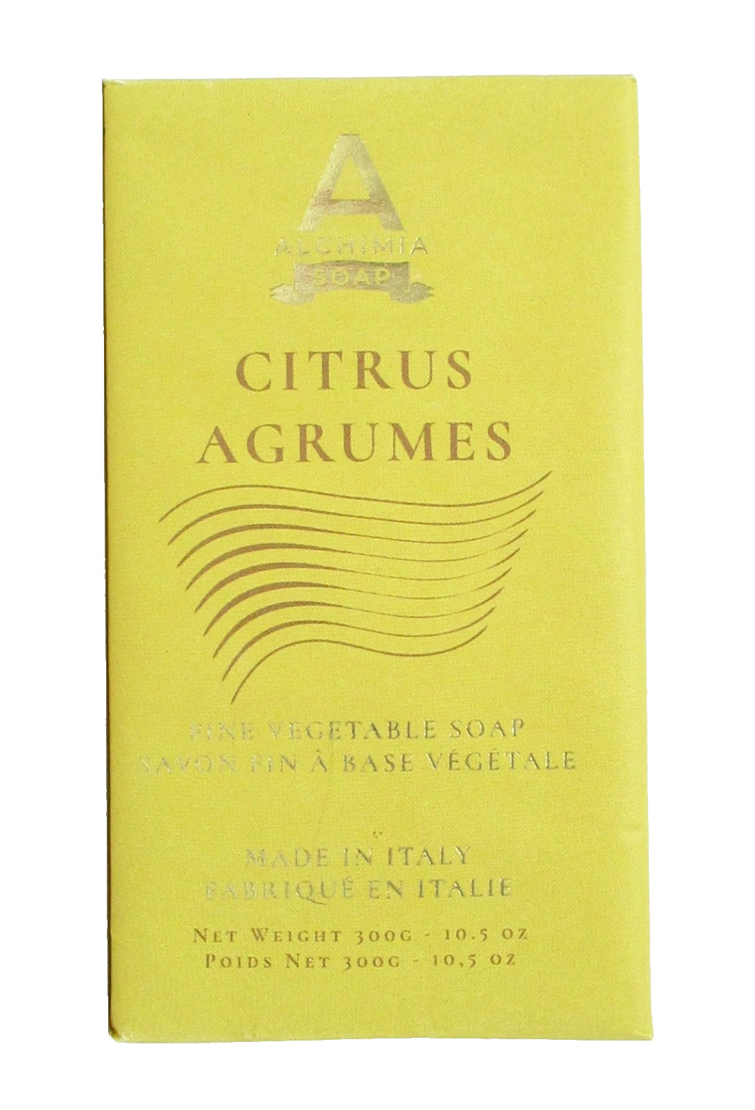 Alchimia Vegetable Bath Bar Soap Citrus scented large 10.5oz hand made in Italy