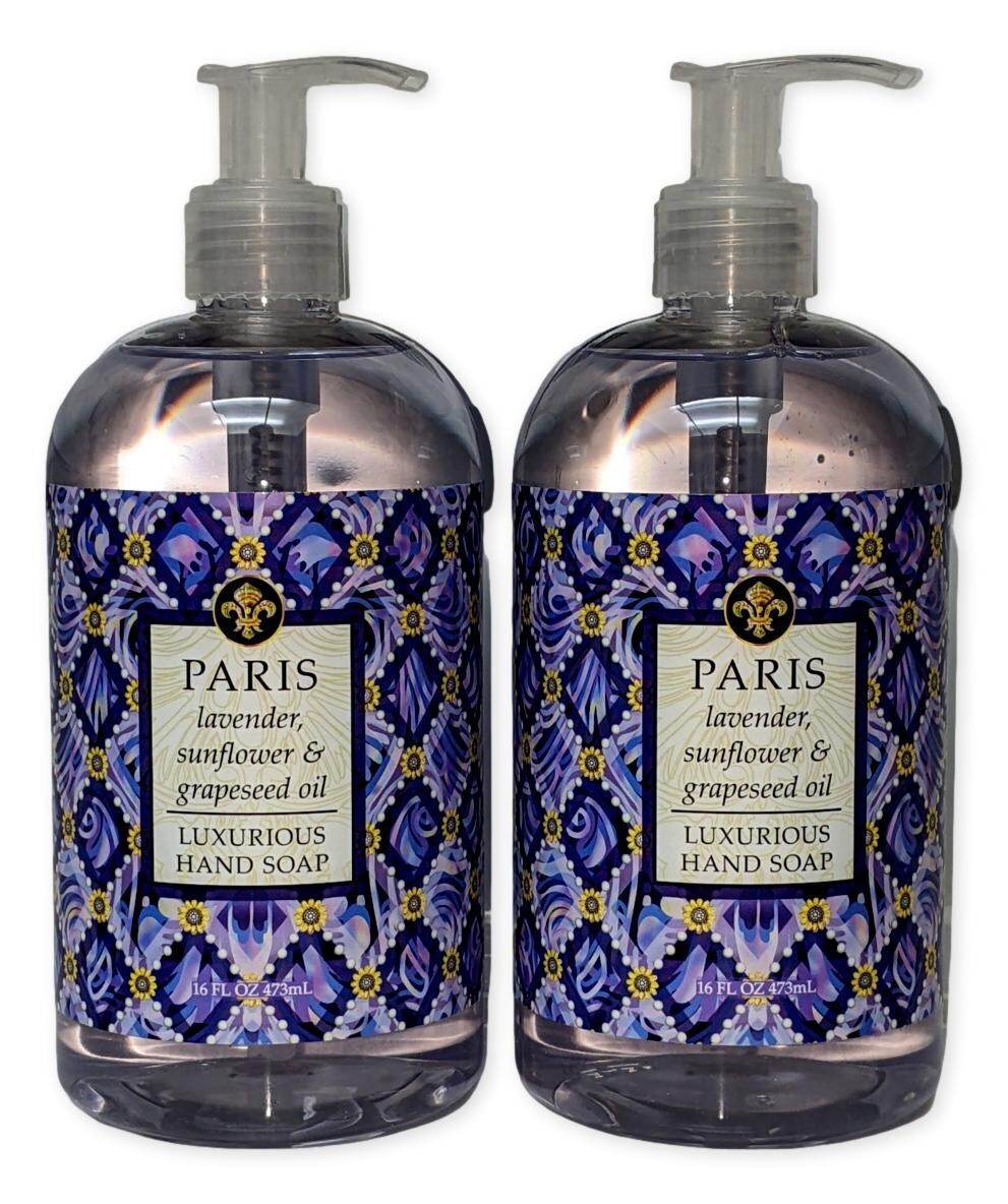 Set of 2 Greenwich Bay DESTINATION PARIS Shea Butter Hand Soap, 16oz. Each