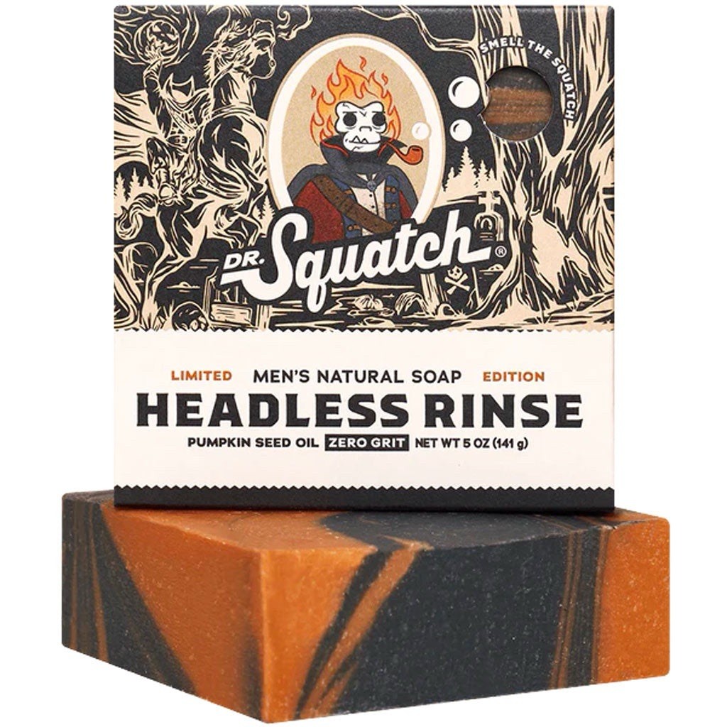 Dr. Squatch Headless Rinse Natural Body Soap, 5oz, NEW, BRAND NEW, READY FOR USE