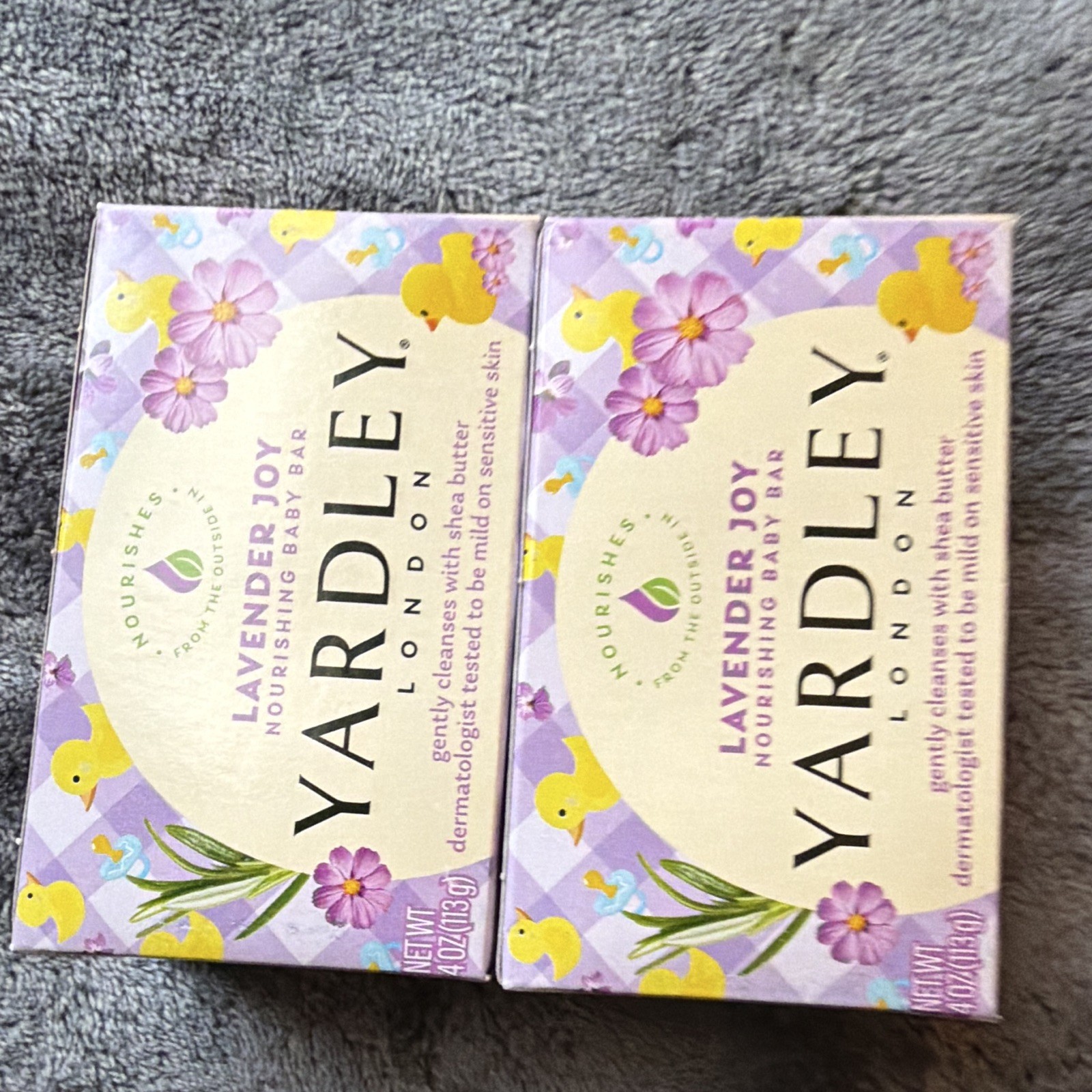 Yardley London Lavender Joy Nourishing Baby Bar Soap Lavender 2-Pack 4 oz