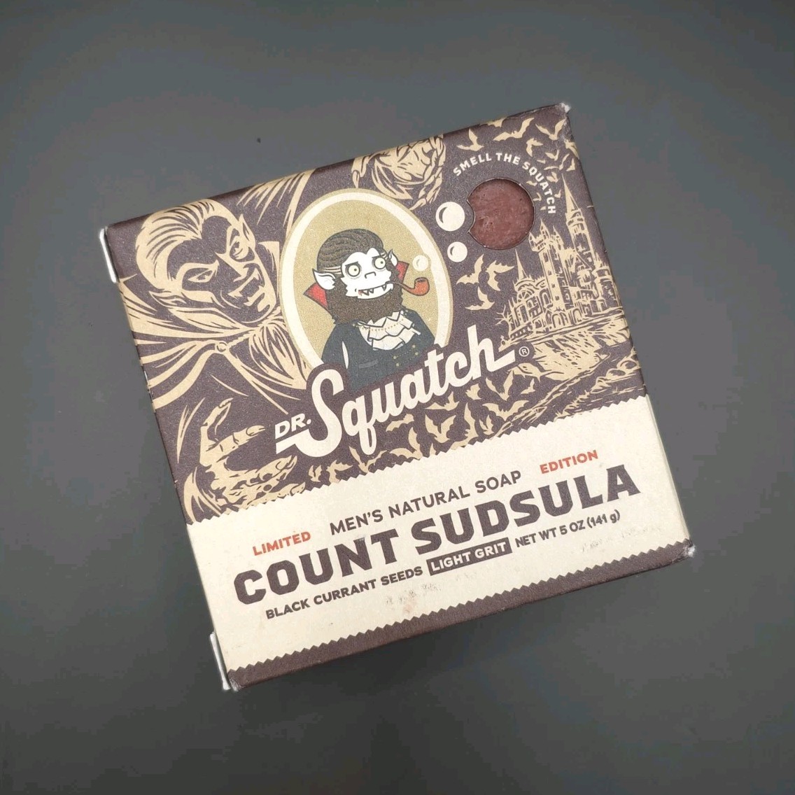 Dr. Squatch Count Sudsula Natural Soap Blackcurrant Cold Process 5 oz