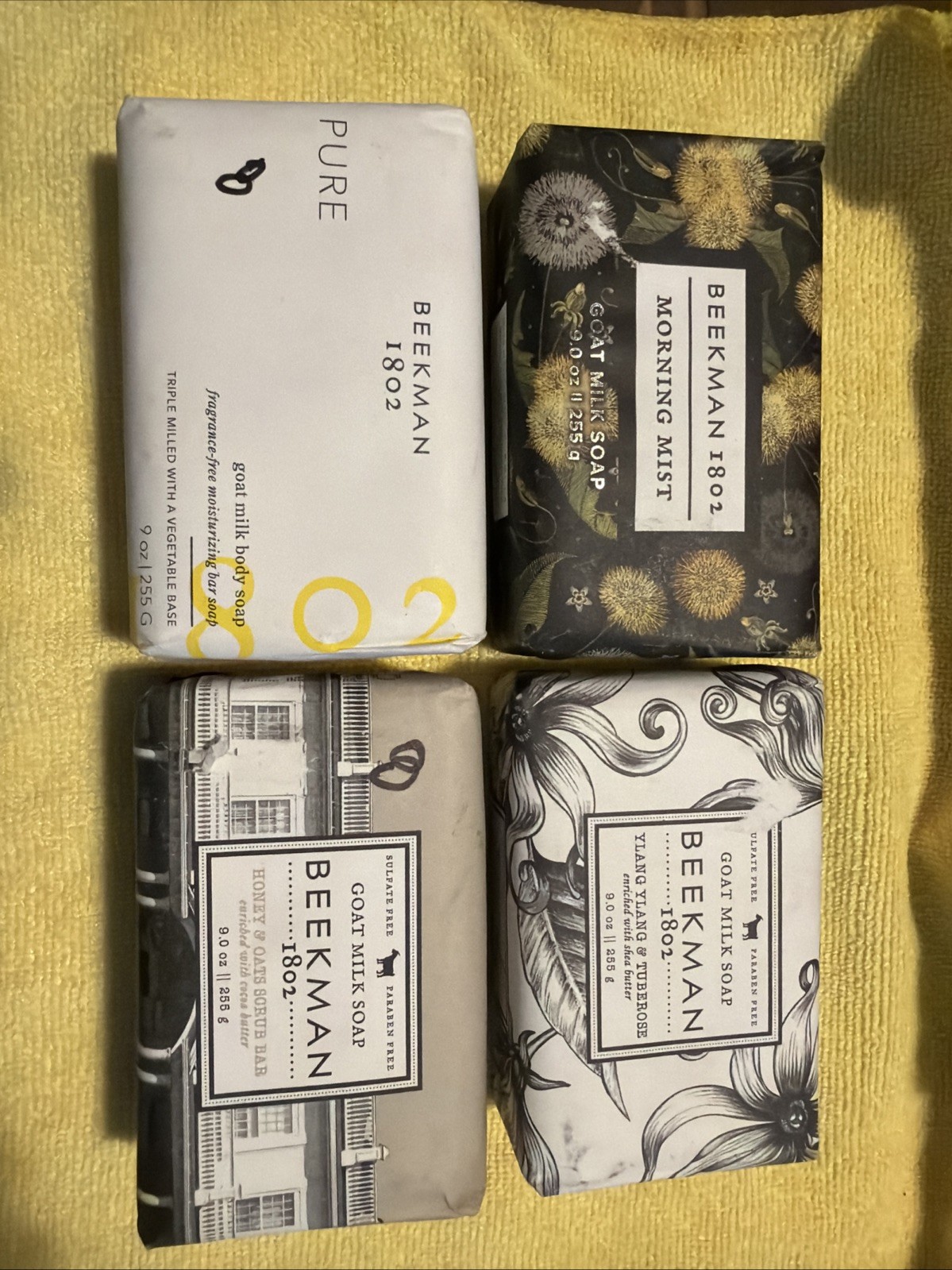 Beekman 1802 Goat Milk Soap 9oz Sealed Made In USA 9oz 4 Pack New