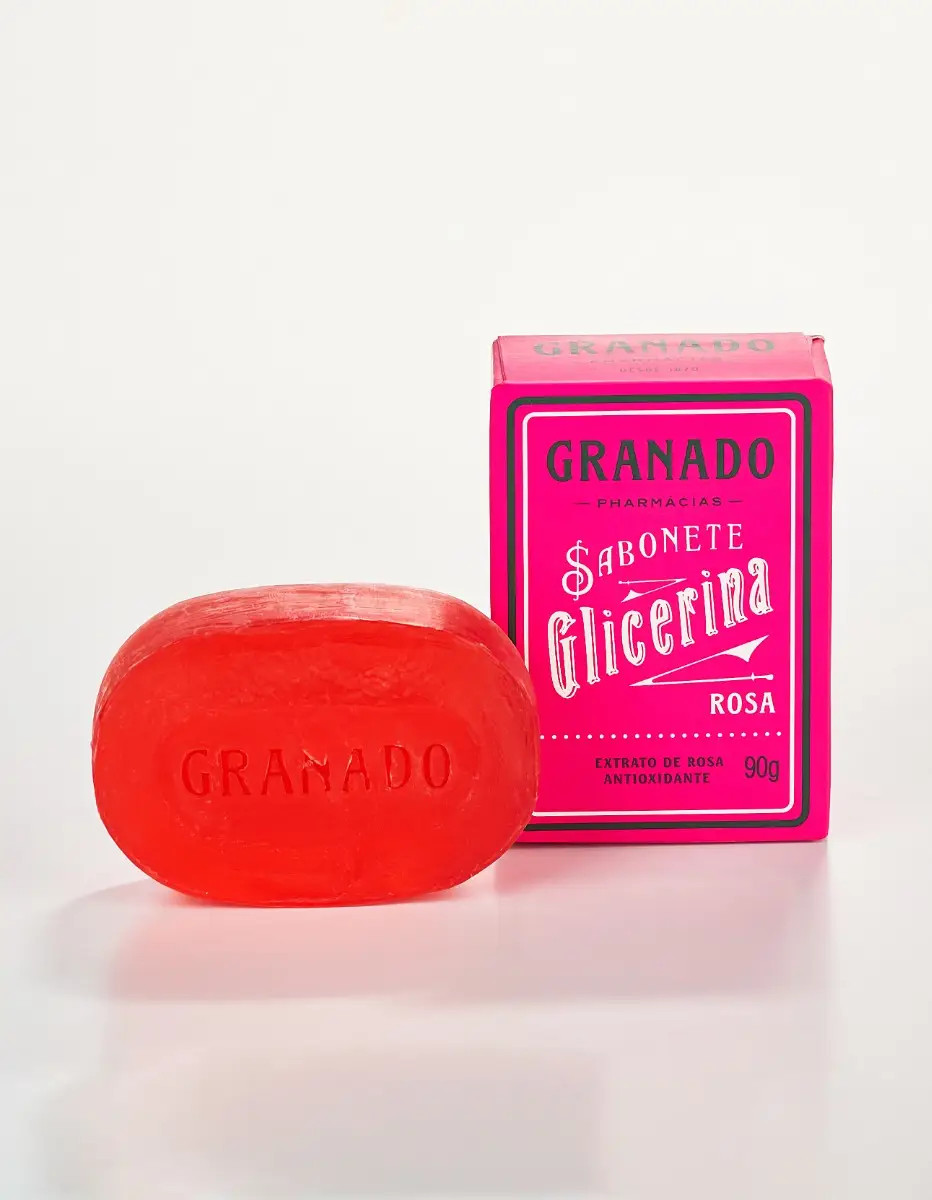Granado Glycerin Bar Soap Rosa ( Rose Extract ) 90g / 3.17oz