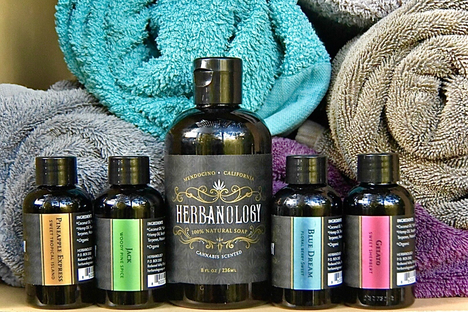 Herbanology 8oz Pineapple Express Organic Liquid Castile All Purpose Soap