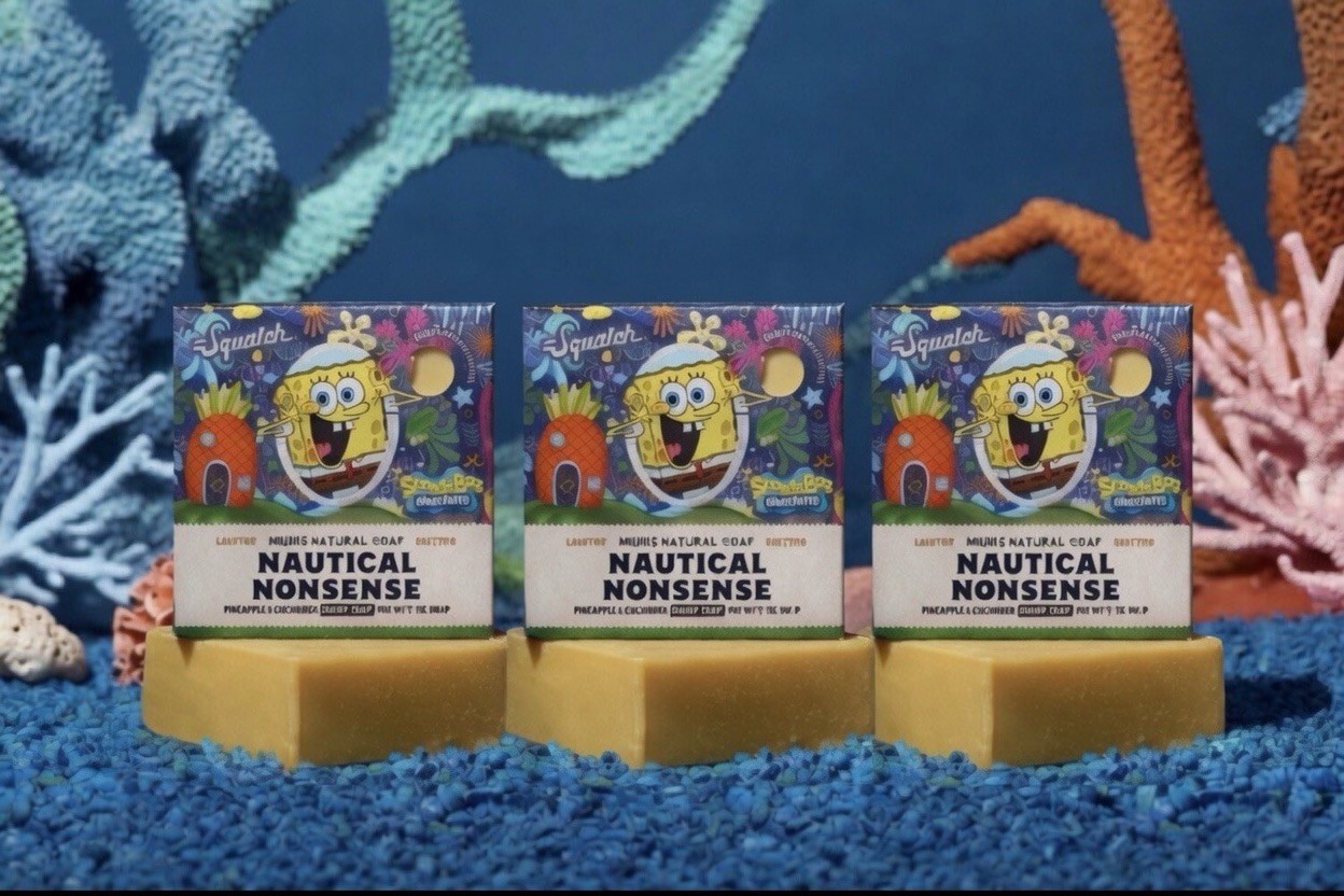 3 PACK Dr Squatch SpongeBob Limited Edition Nautical Nonsense!! 🍍