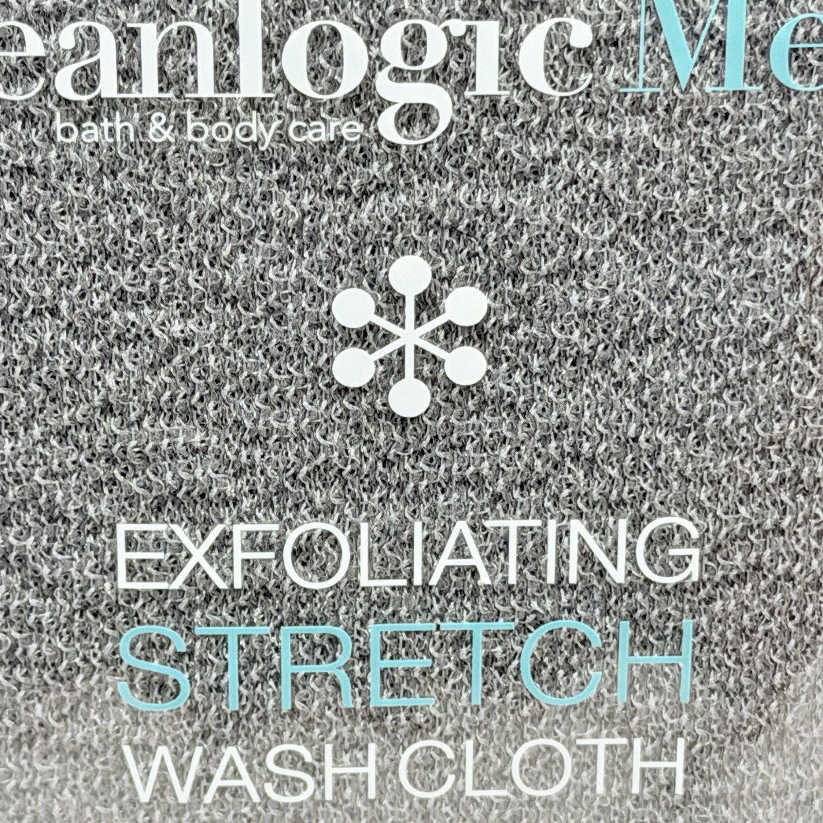 Clean Logic Detox Charcoal Purifying Stretch Wash Cloth Gray 1 Count Spa Shower