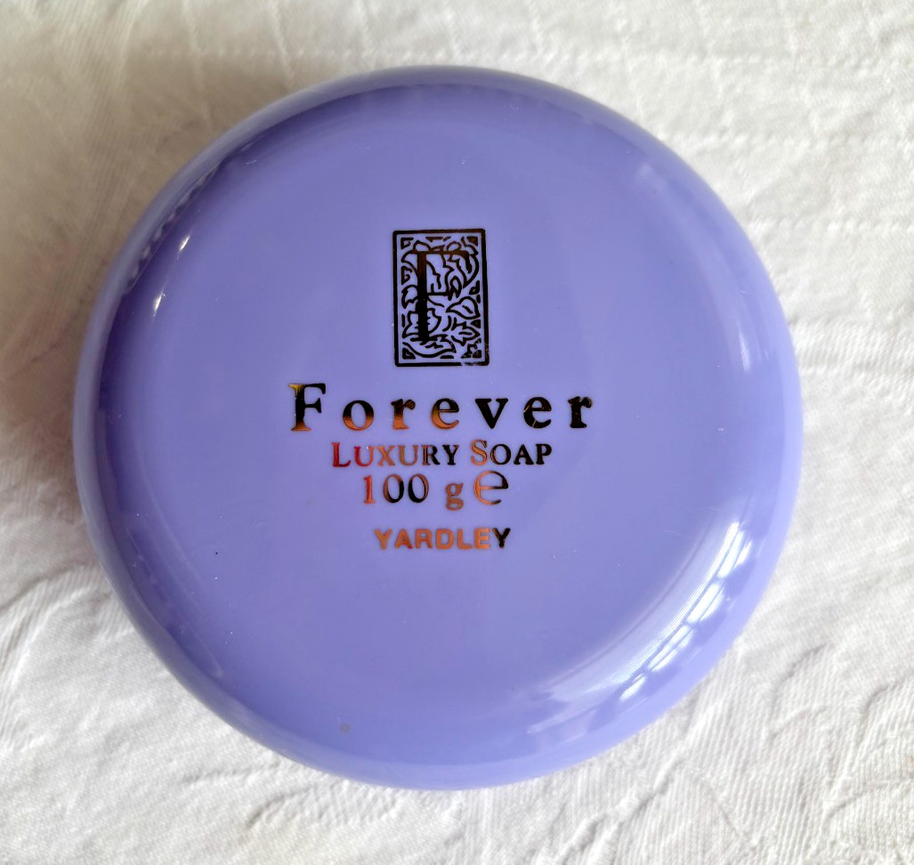 Vintage Yardley London “Forever” Luxury Soap Bar 100g Purple Travel Case 1991