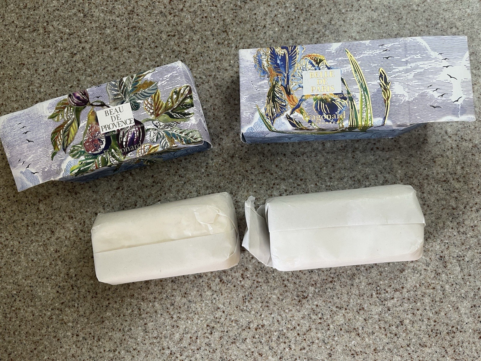 Lot (2) Fragonard Perfumer Soap Belle De Paris Beau De Provence 5.3 Oz Each New