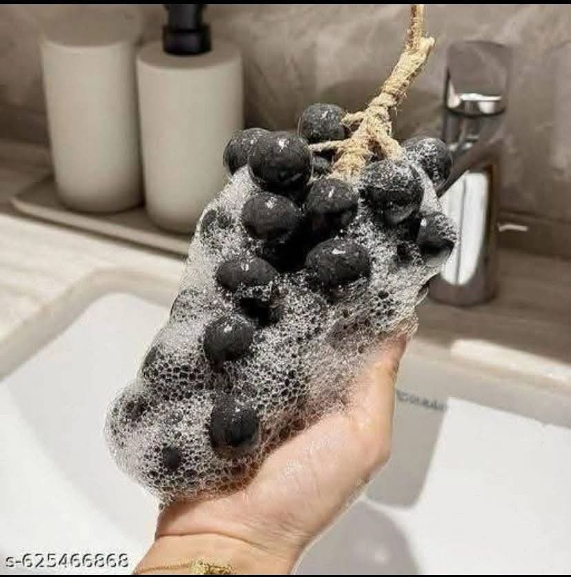 Handmade Pink Grape Cluster Soap on a Rope – Moisturizing Luxury Bath Bar