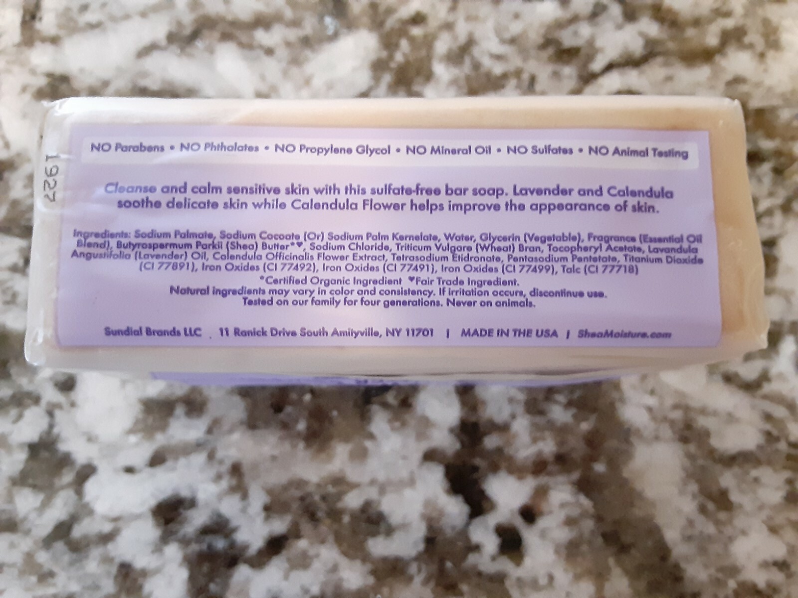 SHEA Moisture Organic Lavender&Wild Orchid Shea Butter Soap With Calendula…