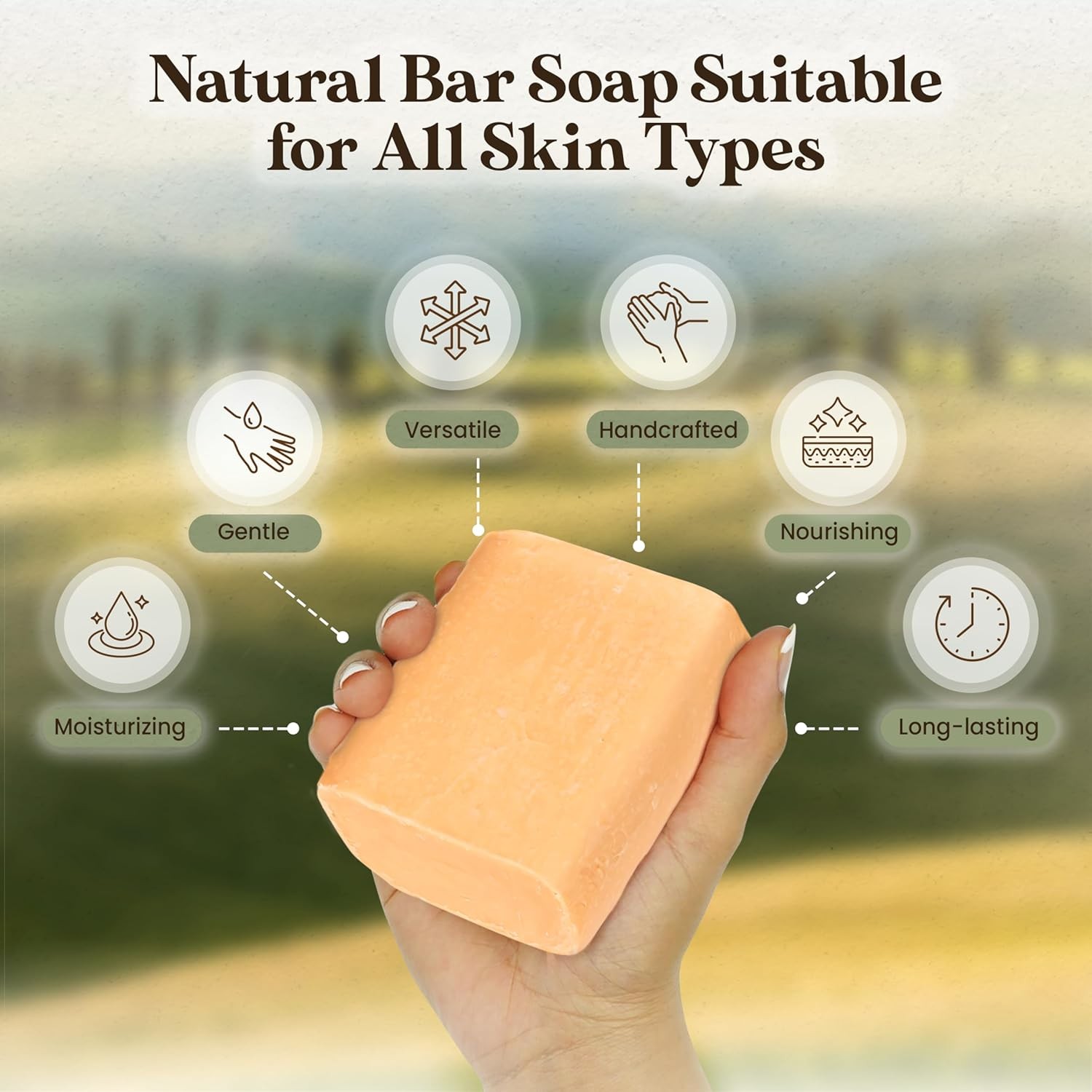 Amish Farms Soap Bar with All Natural Bentonite Clay | Made in USA, Vegan…