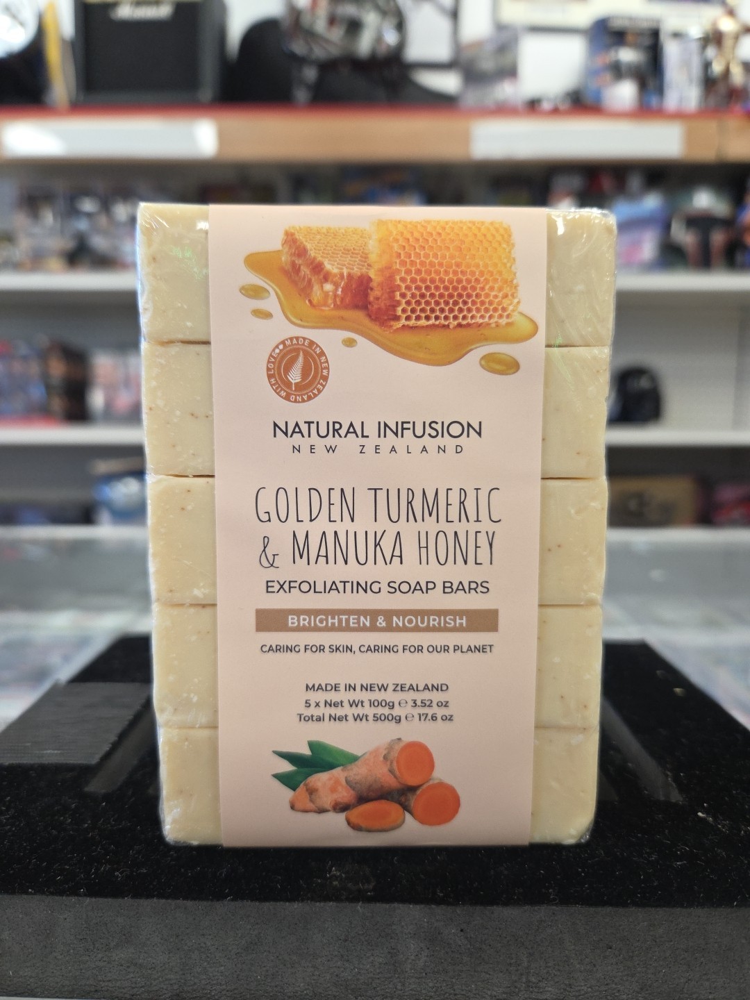Natural Infusion New Zealand Exfoliating Golden TURMERIC & Manuka Honey