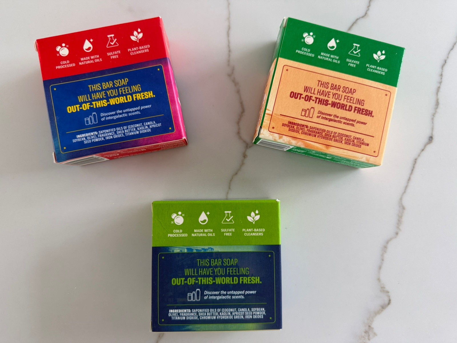 NEW 3 Old Spice Super Mario Galaxy 5oz Soap Bars Mario, Luigi & Yoshi