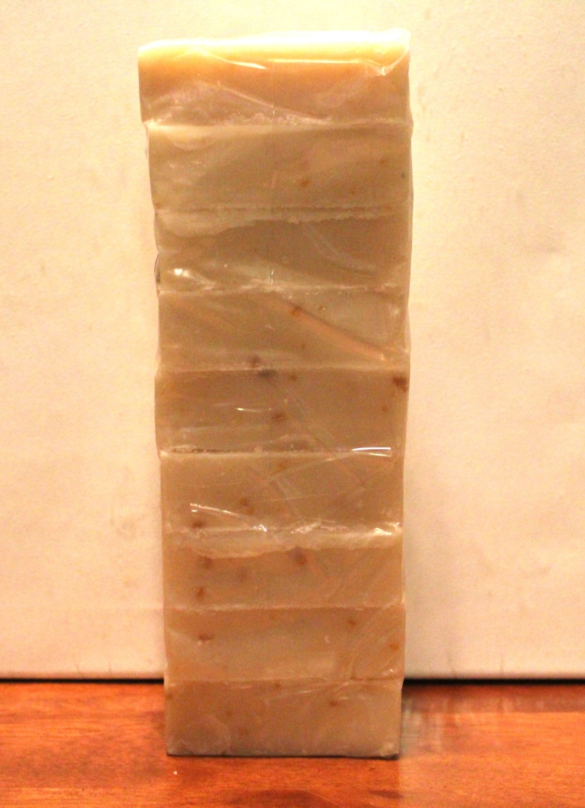 Patchouli Sandalwood Goat Milk Cold Processed handmade soap loaf, 7 precut bars