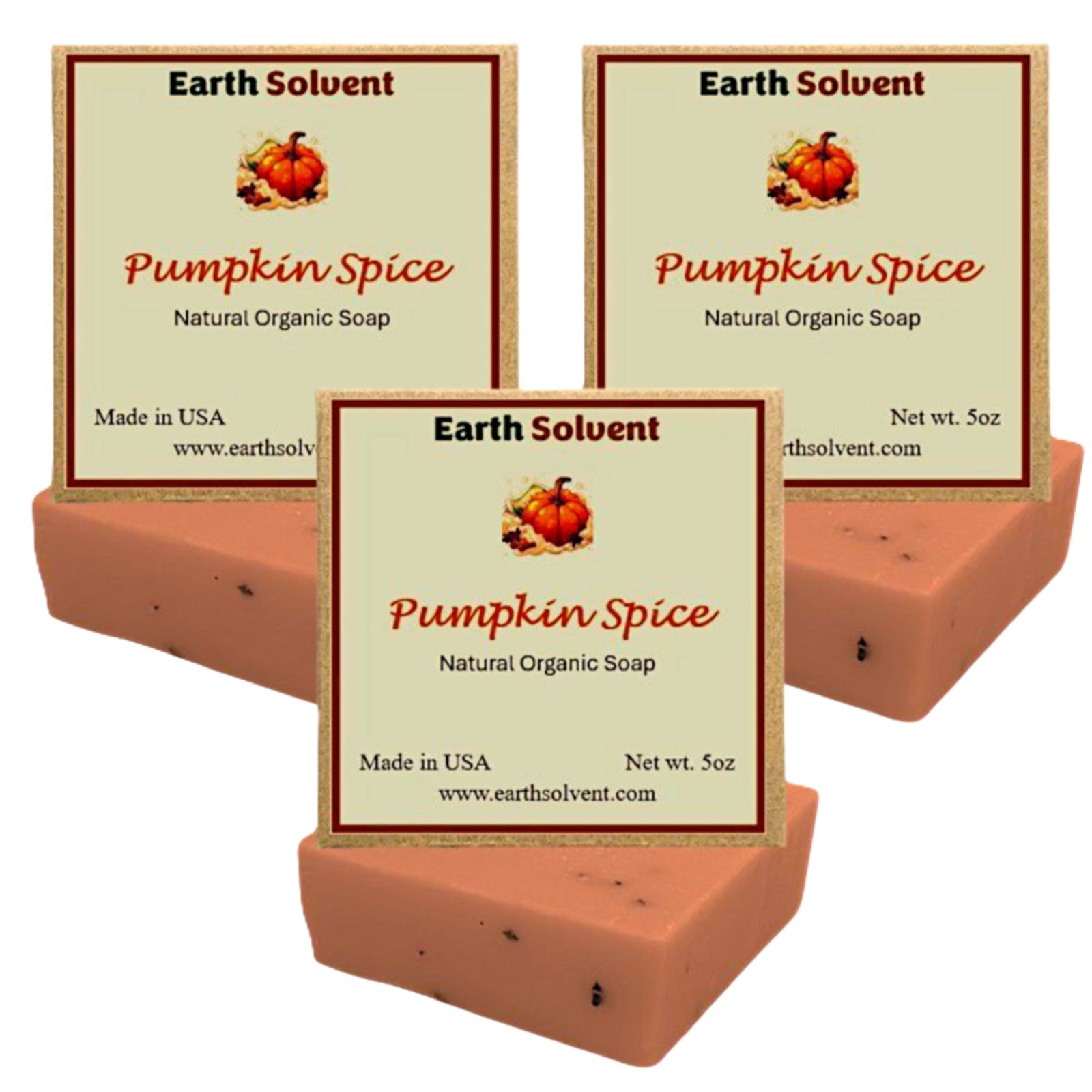 All Natural Organic Bar Soaps Cold Process Soap Made in USA 5oz each Pack of 3