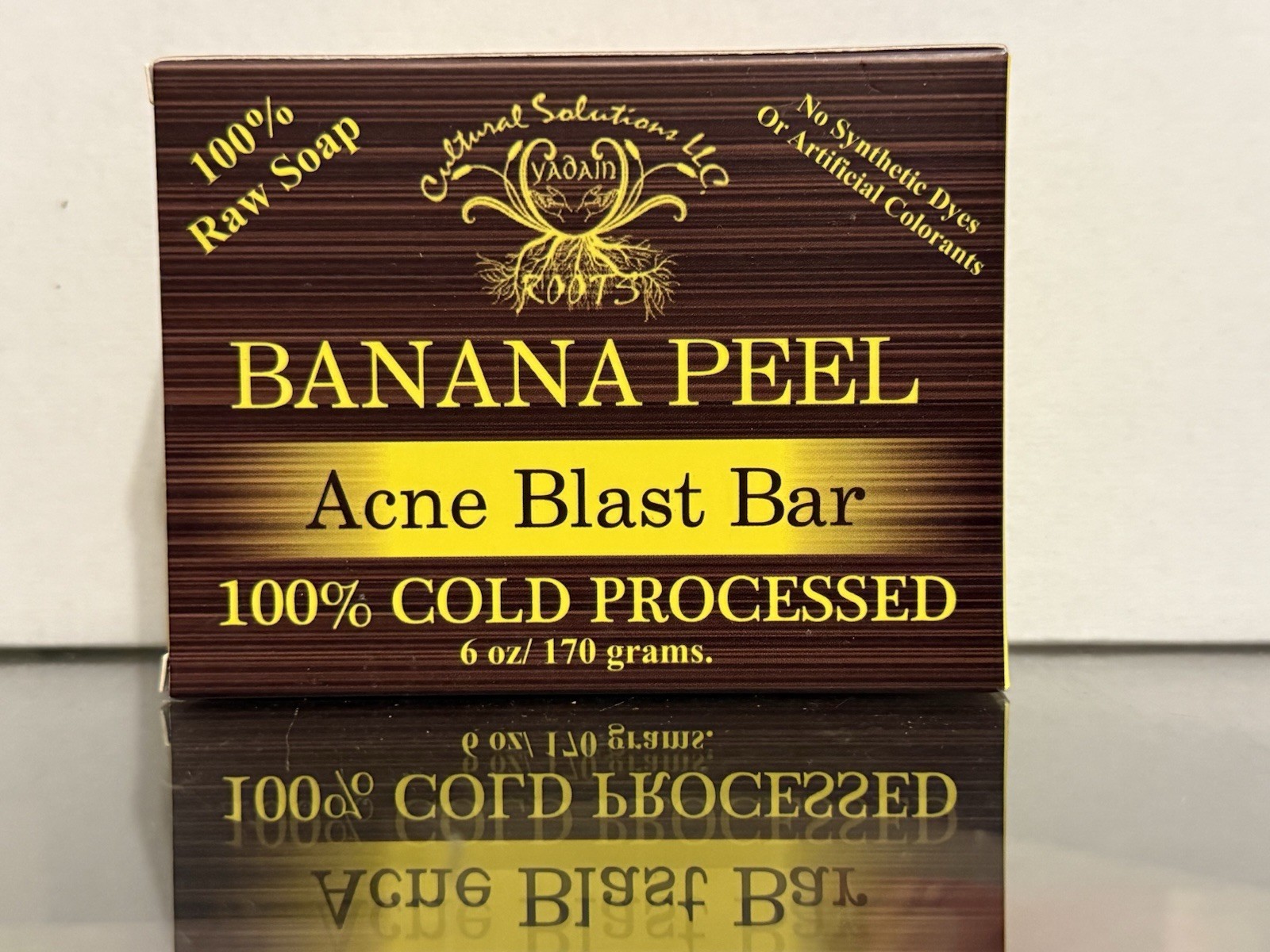 Yadain Signature 100% Cold Processed Raw Butter Soap 6oz (1-PC) – Banana Peel