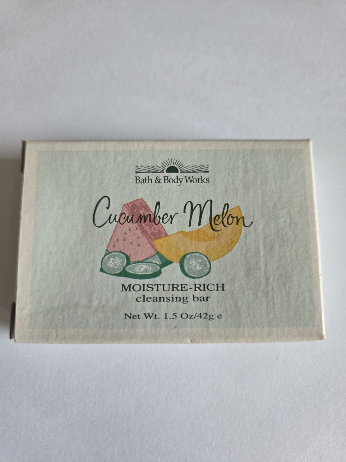 Bath And Body Works Cucumber Melon Moisture-Rich Cleansing Bar 1.5oz