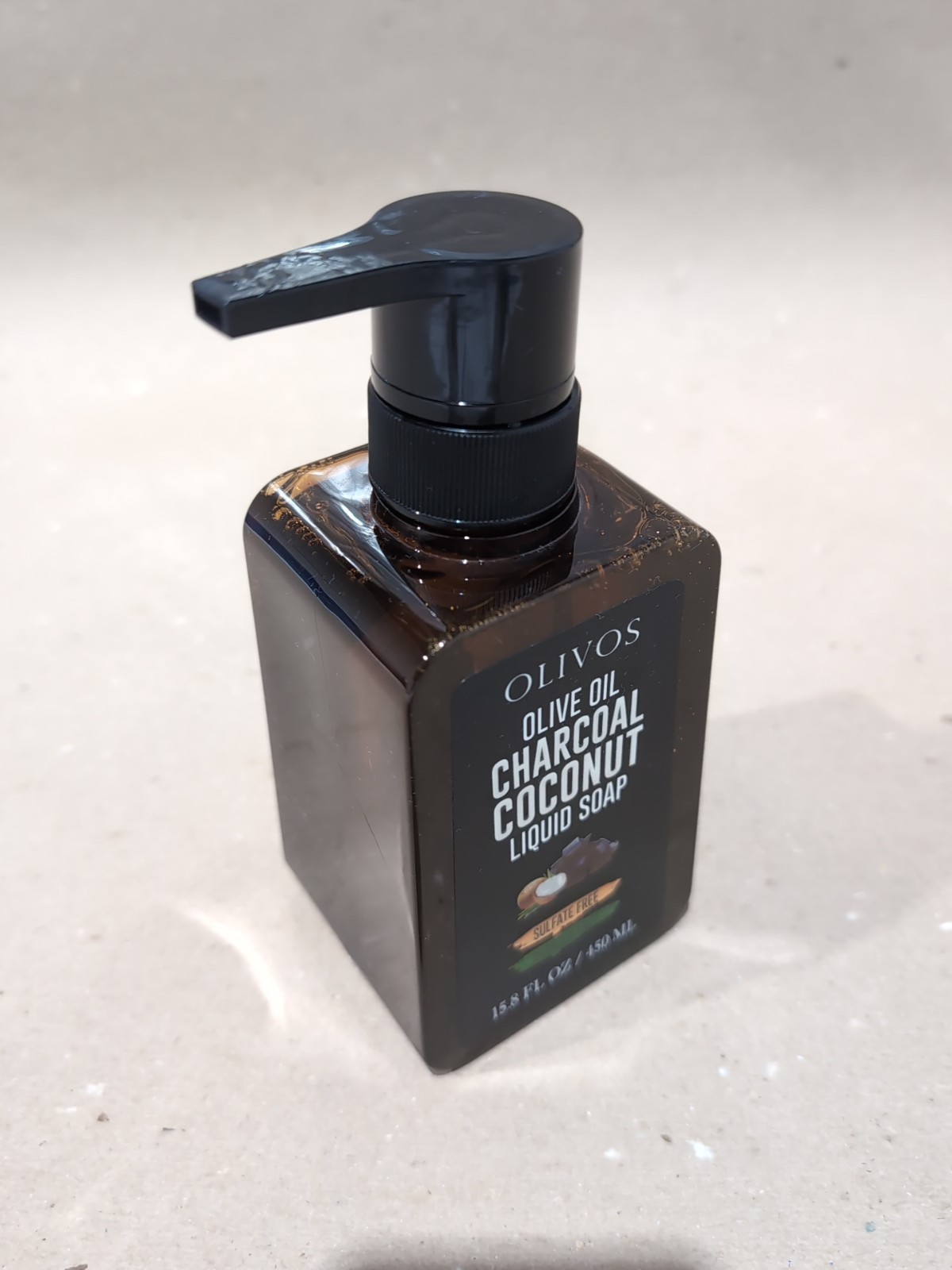 Olivos Olive Oil Charcoal Coconut Liquid Soap – Made in Turkey
