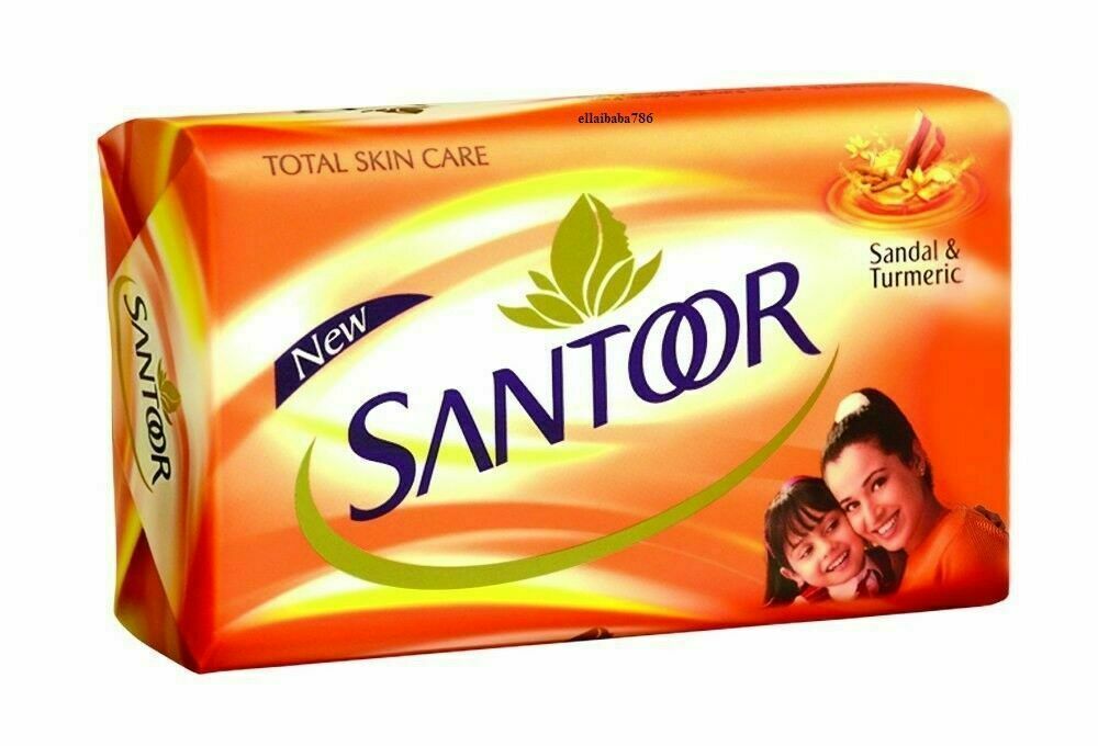 12X Santoor Sandal and Turmeric Soap – 100 Gram