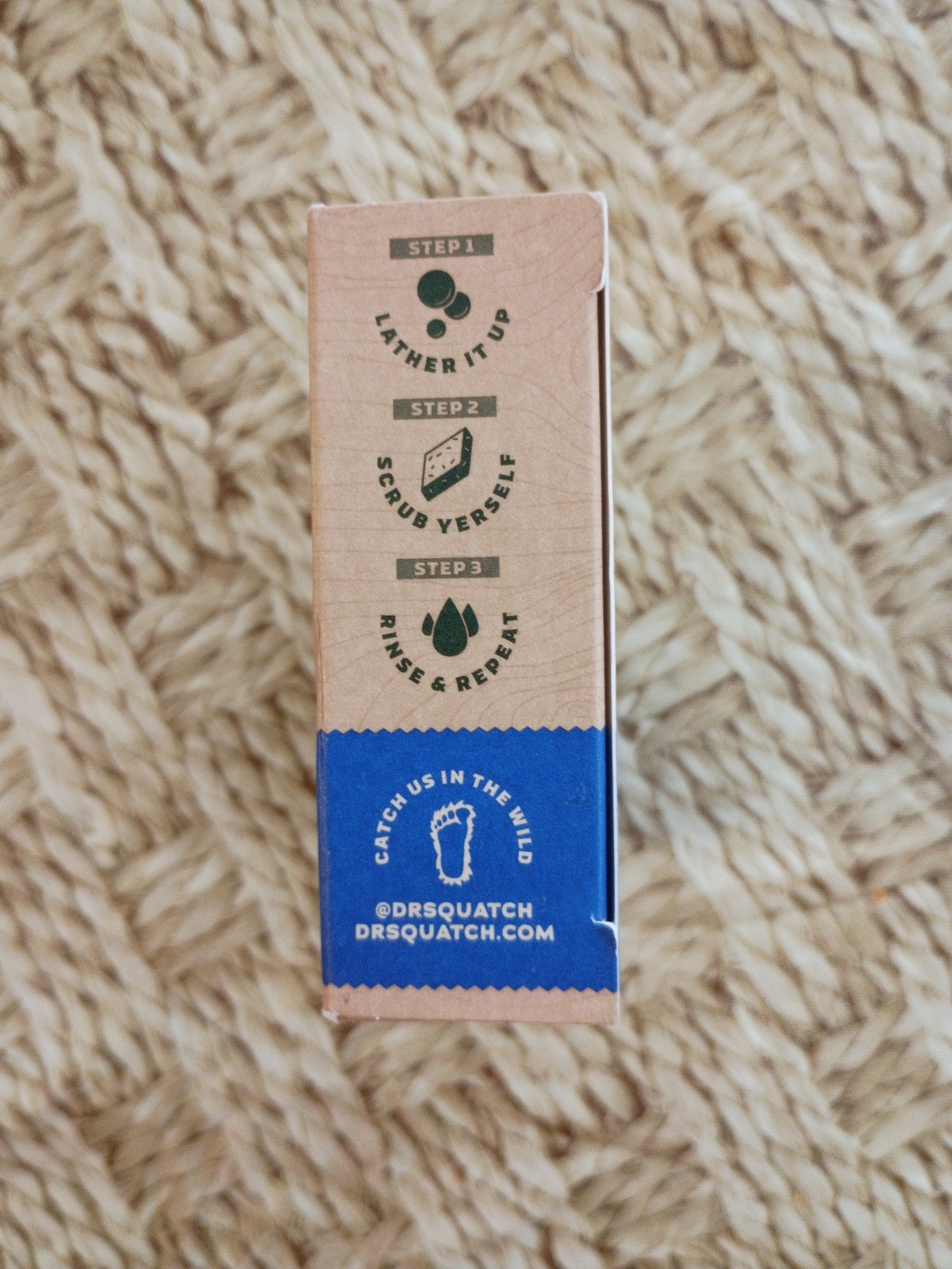 NEW! Dr Squatch FRESH FALLS Natural Bar Soap Mineral Clay Zero Grit 5 oz