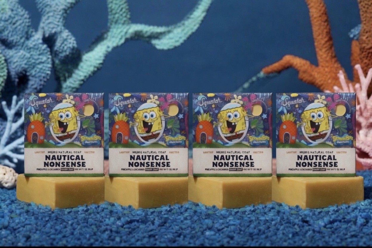 4 PACK Dr Squatch SpongeBob Limited Edition Nautical Nonsense!! 🍍Free shipping
