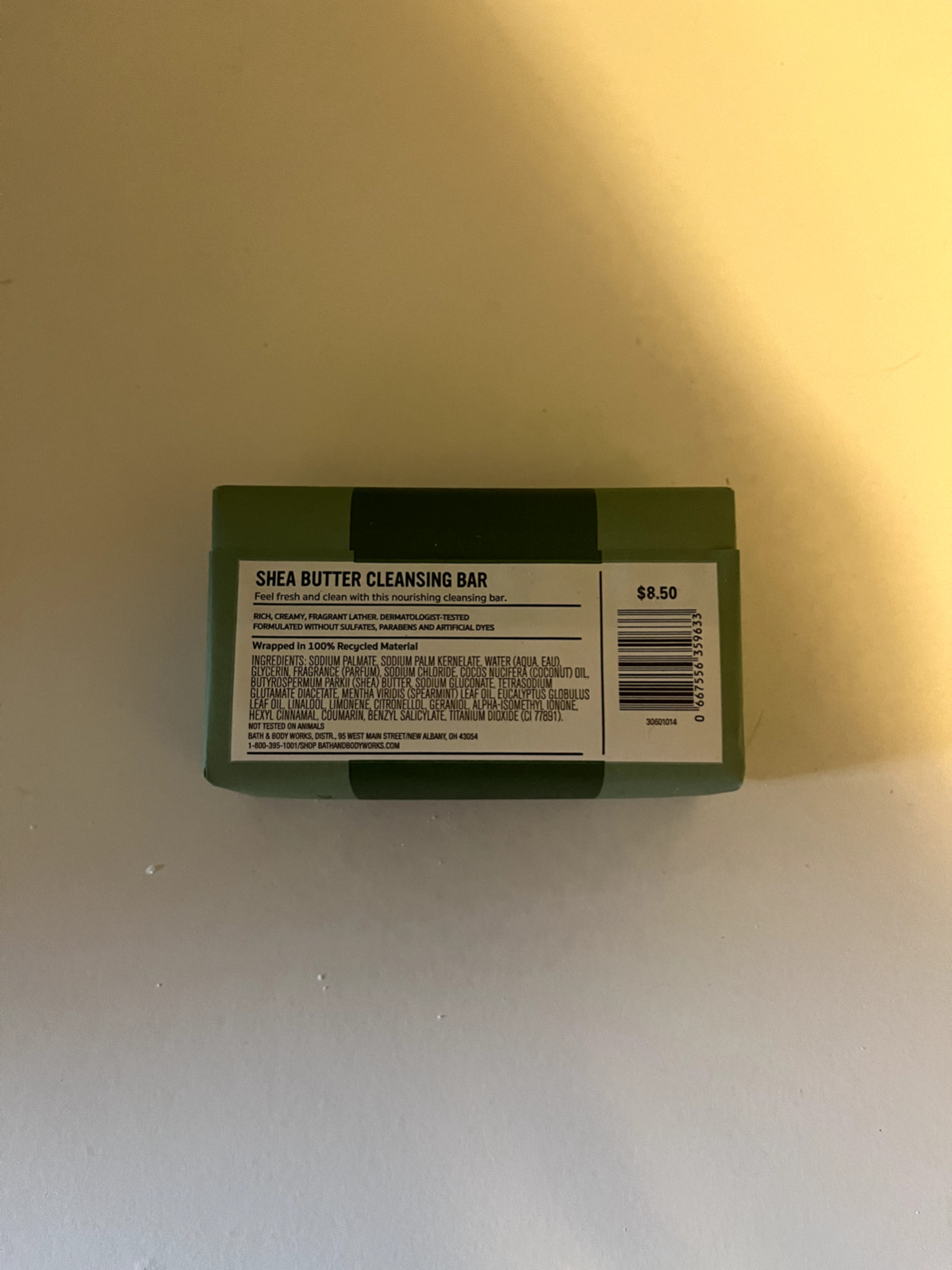 Bath & Body Works Aromatherapy Eucalyptus Spearmint Shea Butter Cleansing Bar