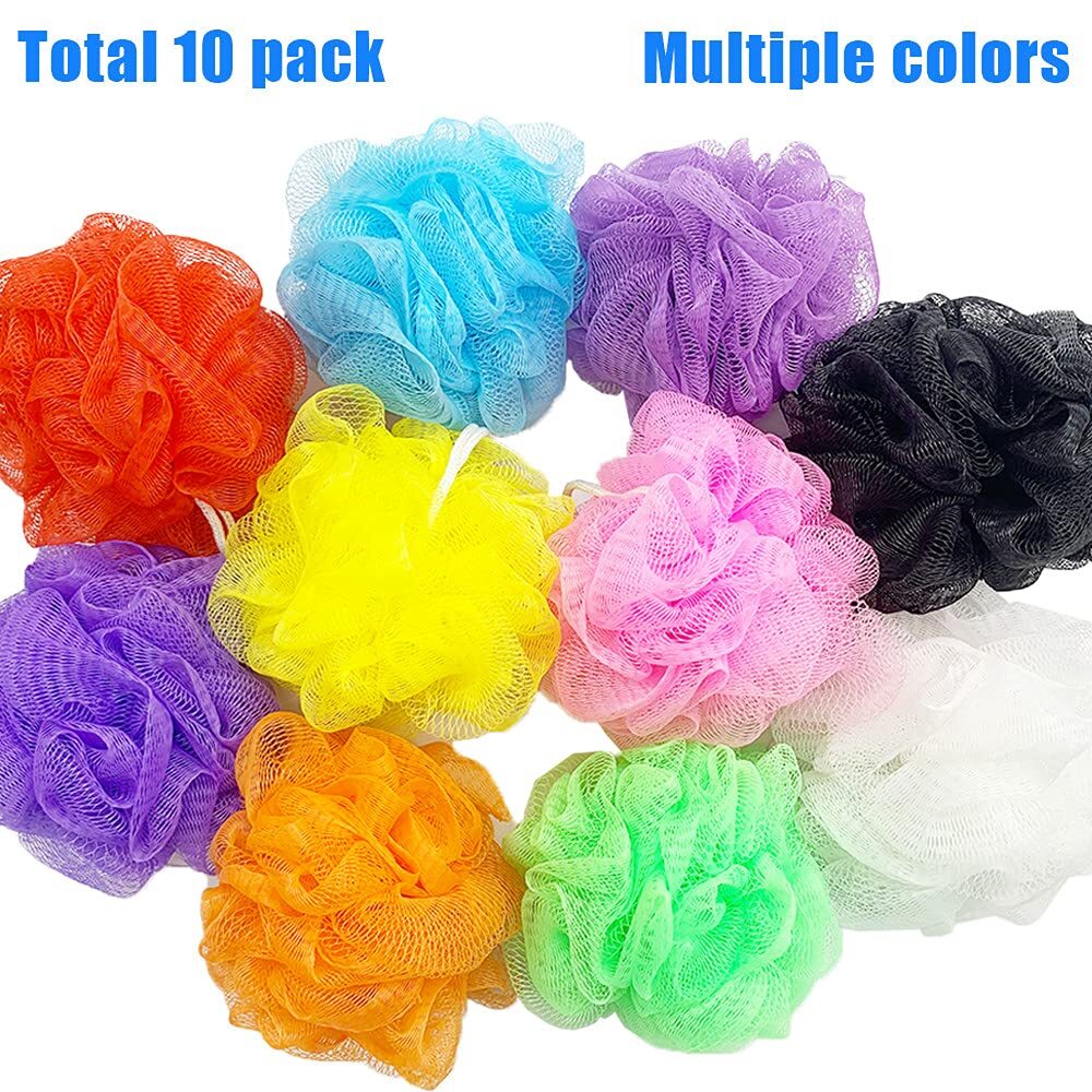 10 Pack Mesh Red, Pink, White, Blue, Yellow, Purple, Black, Orange, Green