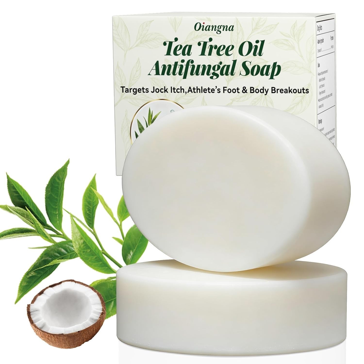 Tea Tree Antifungal Soap Bar – Skin Relief for Acne, Athlete’s Foot & More
