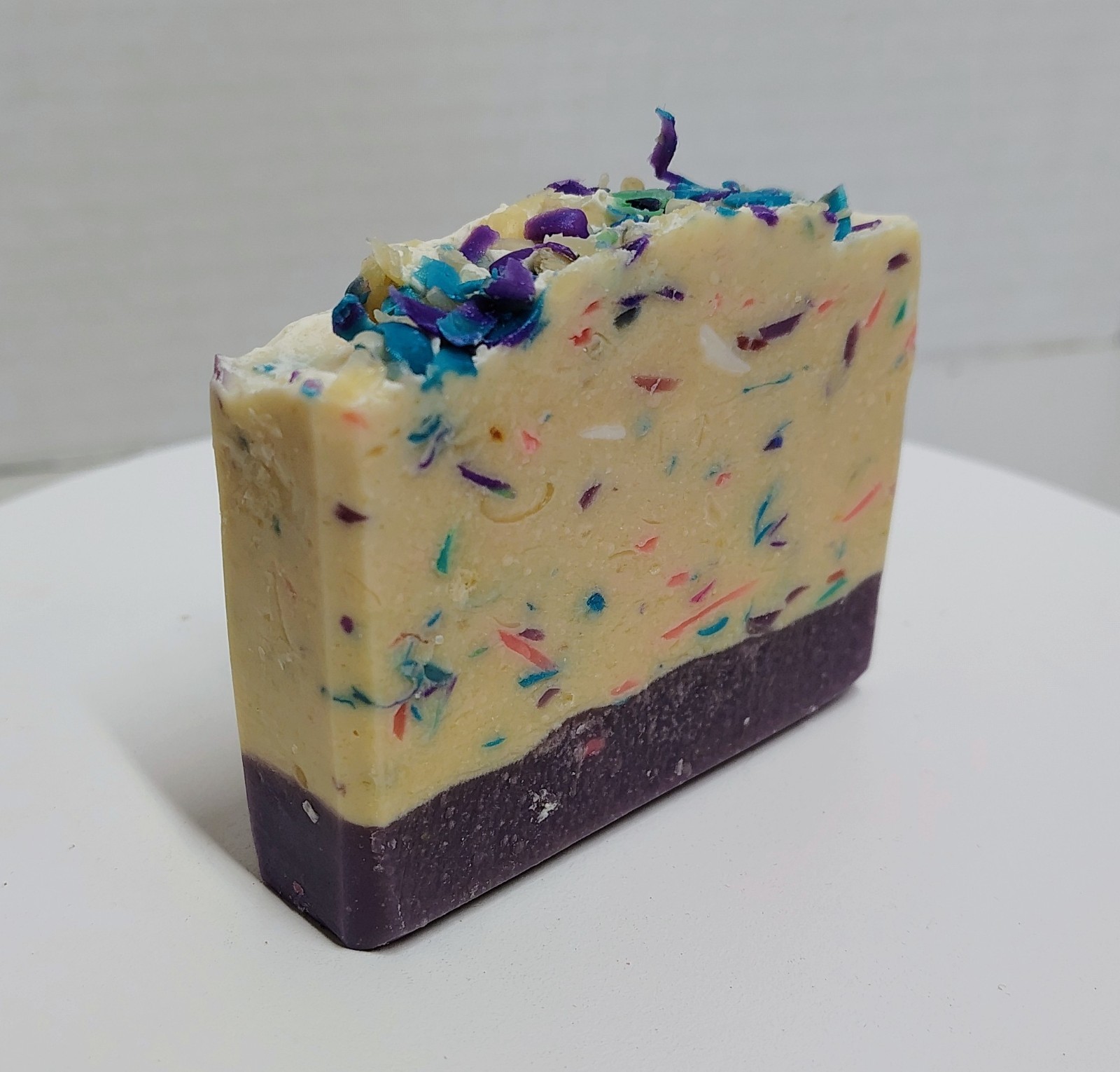 Handmade Goat Milk Soap Bar Sweet Pea Confetti Natural Skin Care Sunhi Soaps New