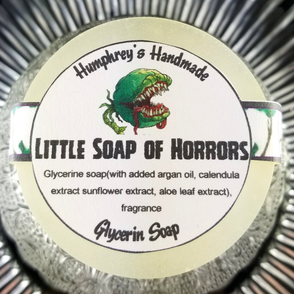 LITTLE SOAP OF HORRORS Unisex Tropical Scent Soap, Glow in the Dark Halloween