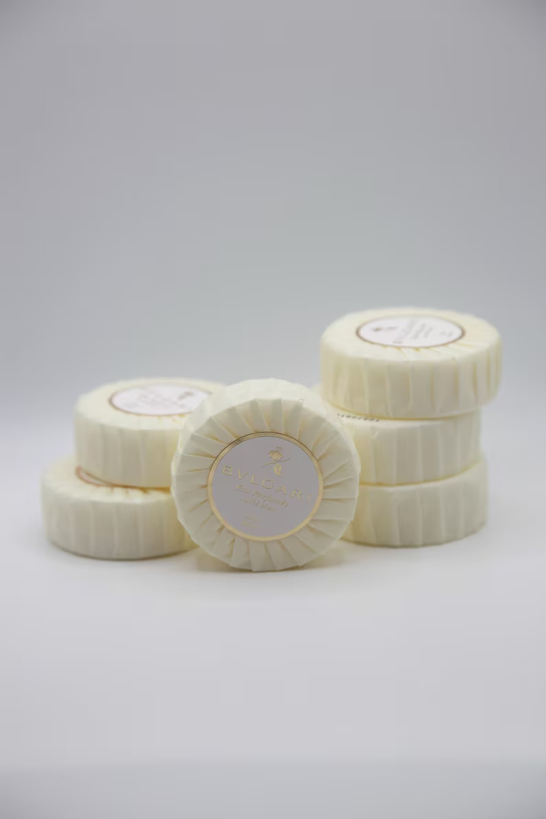 BVLGARI au thé Blanc (White Tea) Soap – 1.7oz / 50g Pack Of 12
