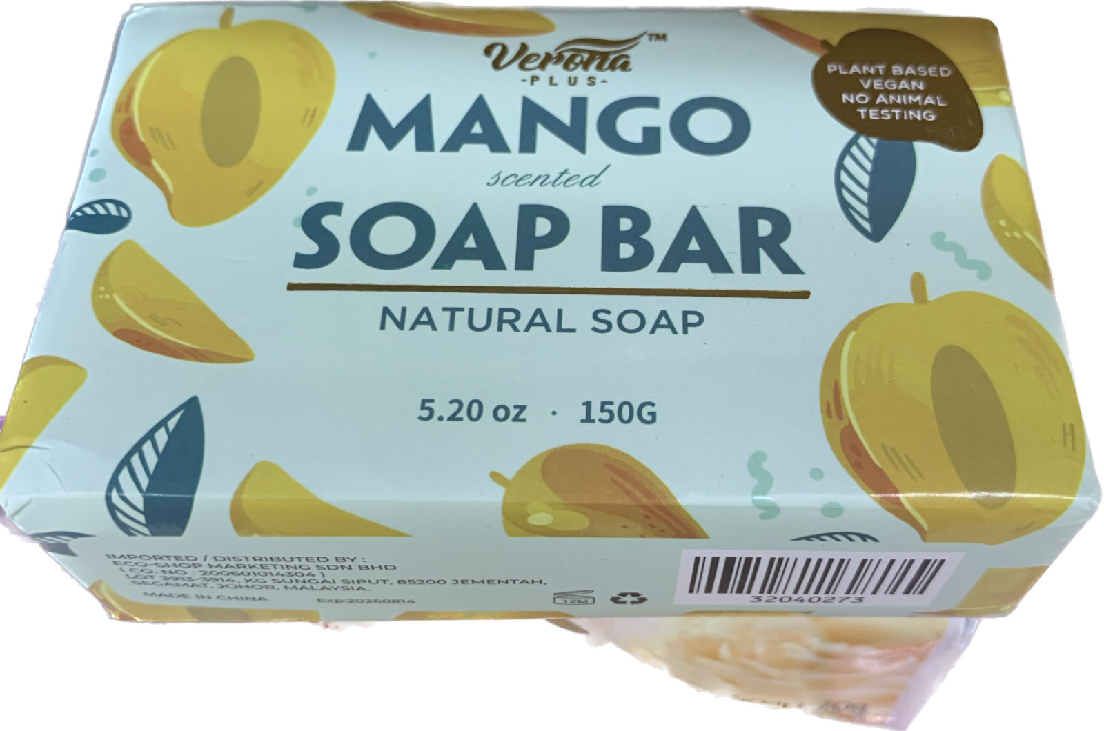 10bars Desert Essence Bar Soap Island Mango 5 oz Bar