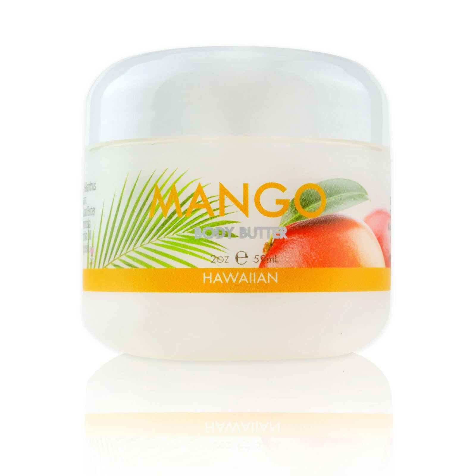 Maui Soap Co Tropical Body Butter MANGO with Aloe, Macadamia Nut & Coconut