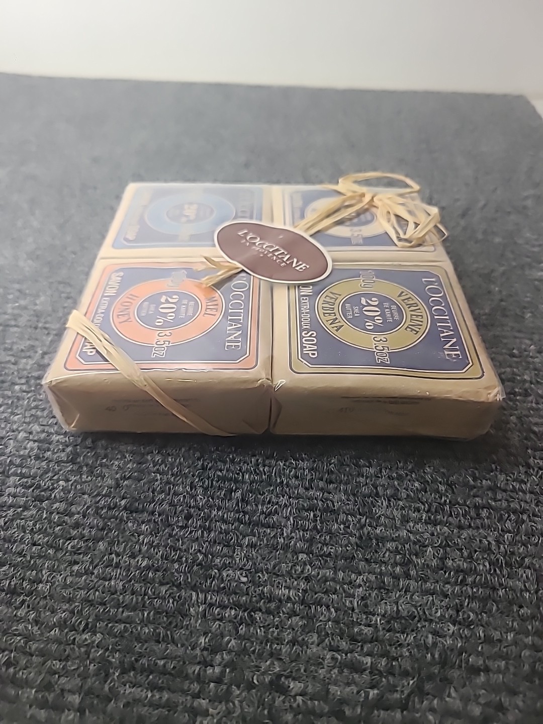 L’Occitane SAVON Extra Doux Assorted 100g Soaps 4 Pack. Sealed.