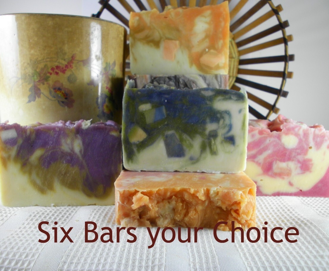 Six Goat Milk Soap Custom Natural Goat Milk Bar Soap Artisan Homemade Gift Soap