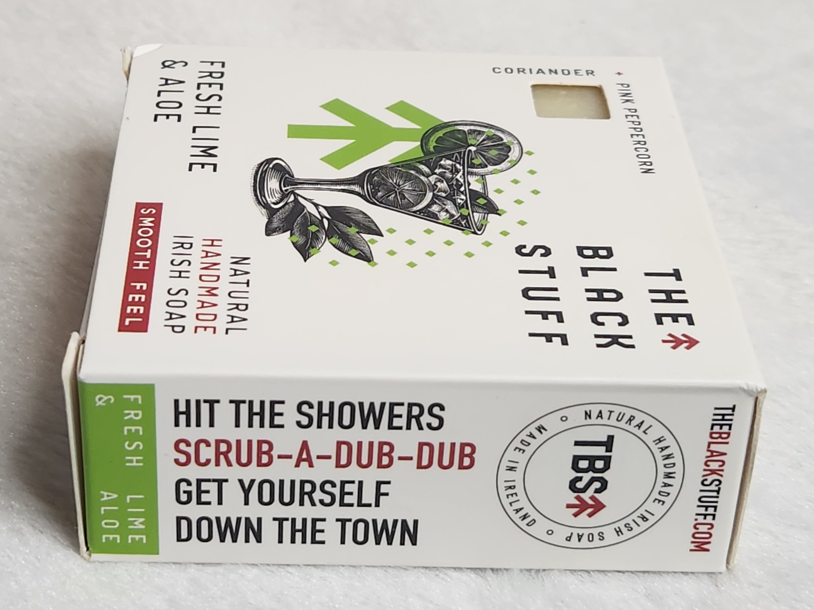 The Black Stuff Irish Soap Bar (Full Size) – Fresh Lime & Aloe – LIMITED EDITION