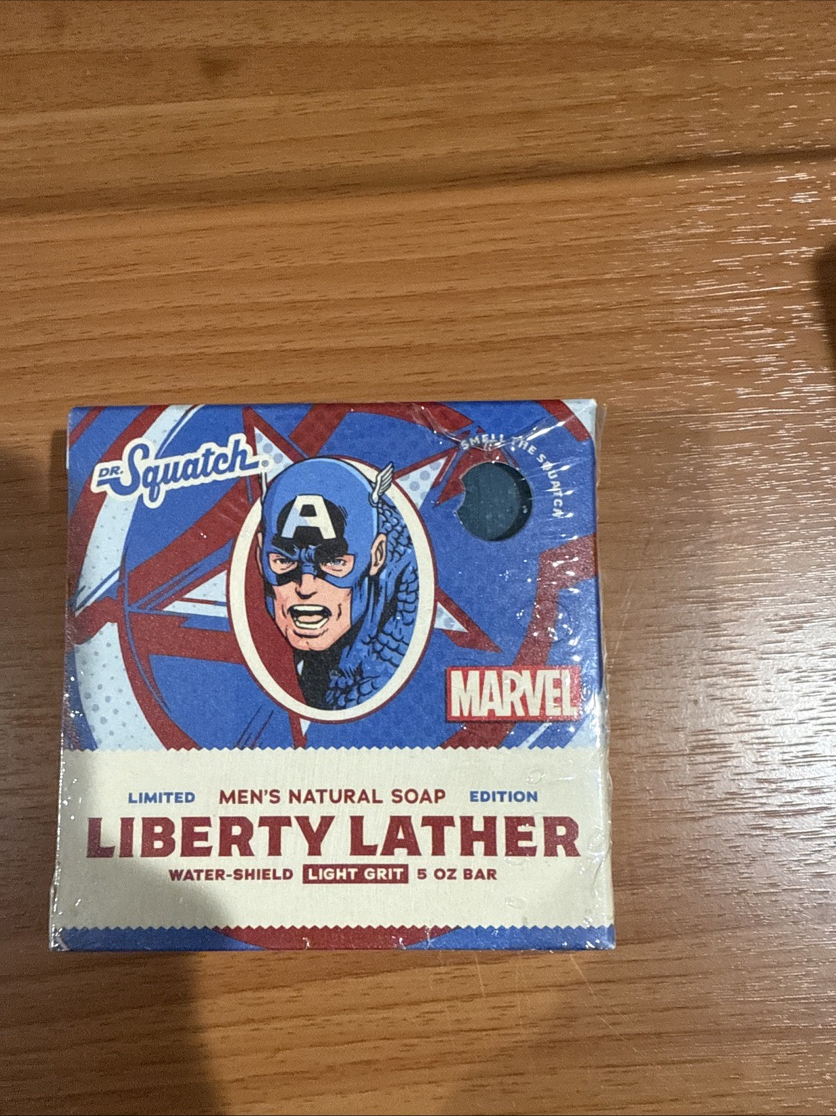 Dr Squatch Liberty Lather 5oz Soap Captain America