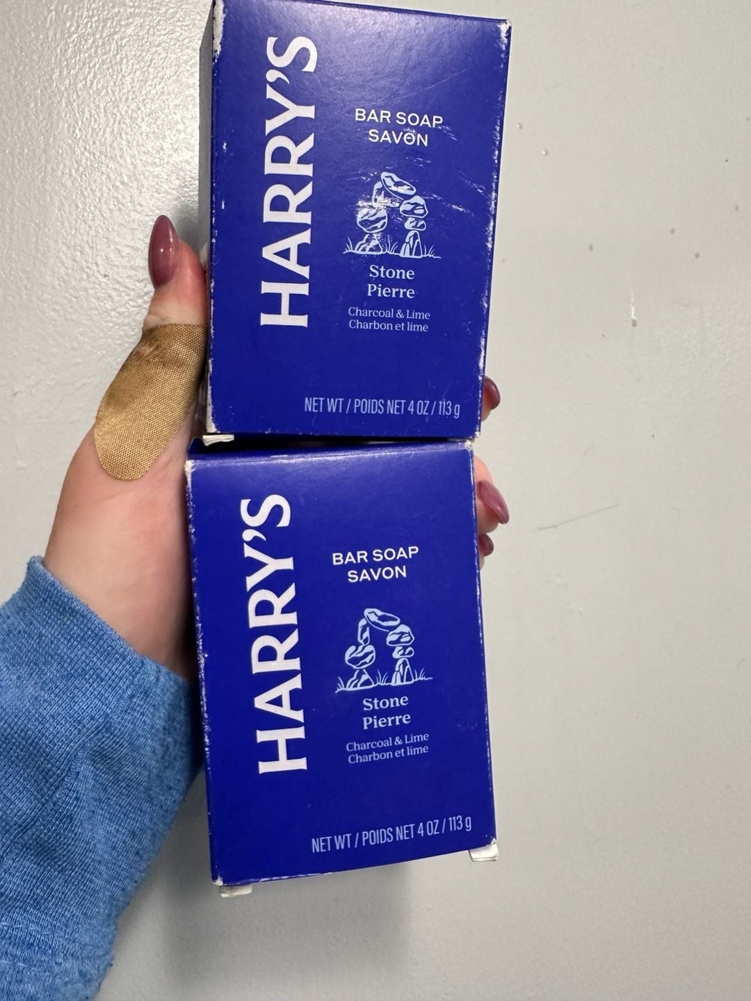 Harry’s Stone Charcoal & Lime Bar Soap 4 oz (2-Pack)