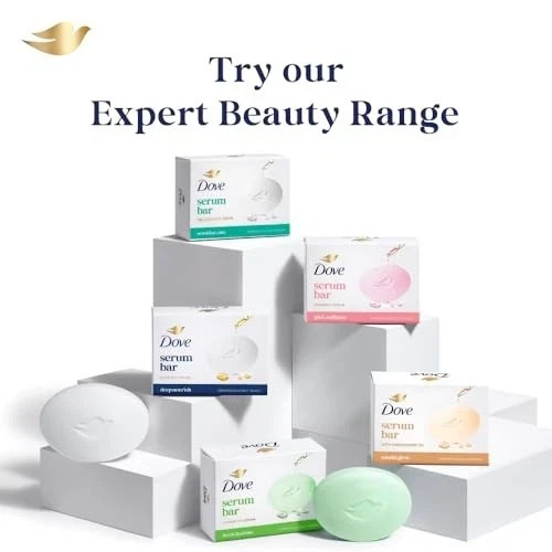 Dove Sandal Glow Serum Bar 125g x 3 Sandalwood Oil Bath Soap