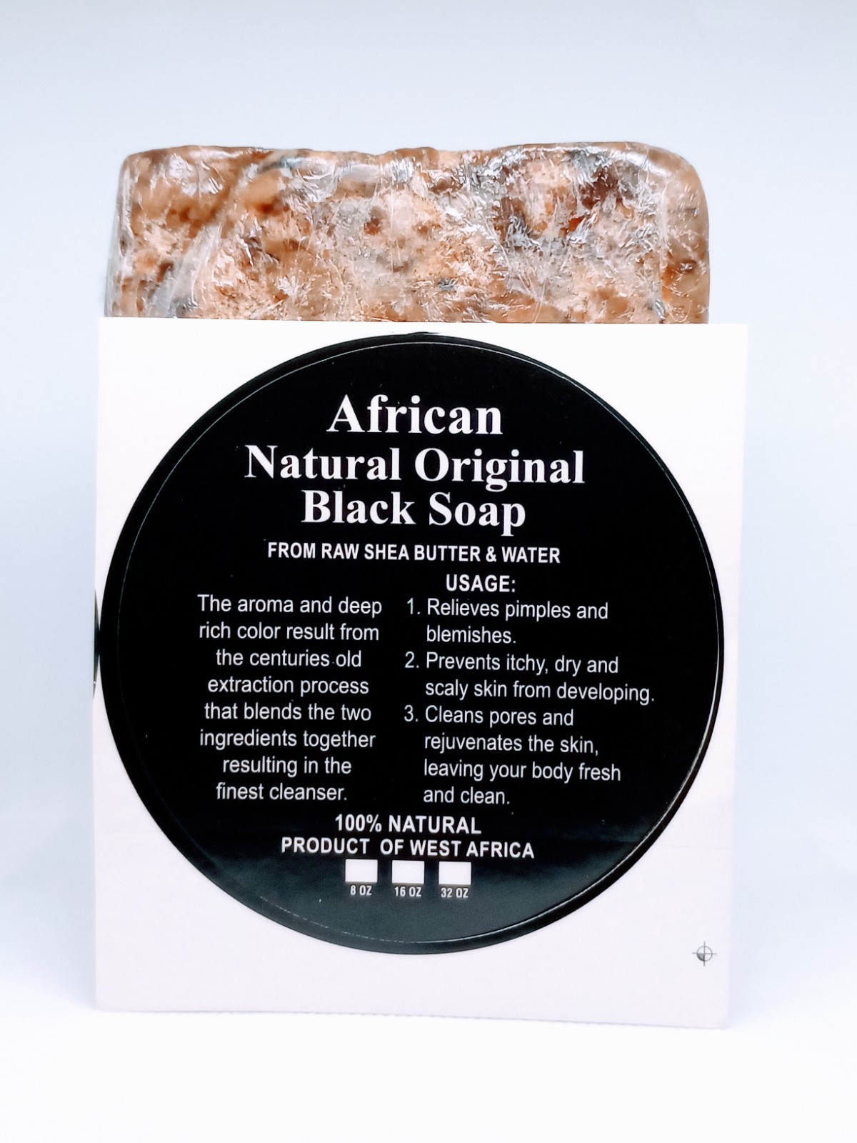 Pure Organic Raw African BLACK SOAP From GHANA – Premium Quality