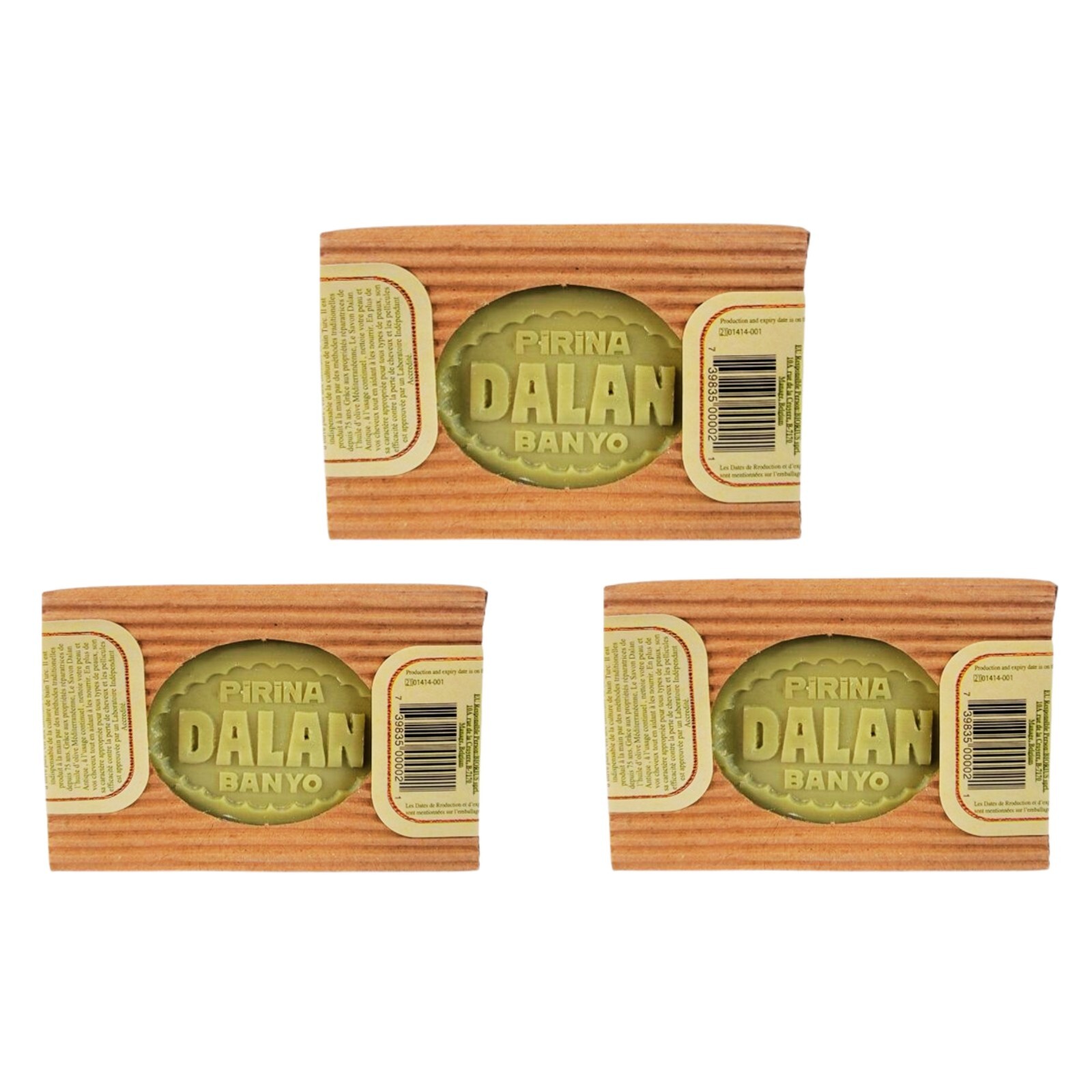 Dalan Antique Olive Oil Bar Soap 100% Natural 170 gr (1-3-6-16-36- Pack)