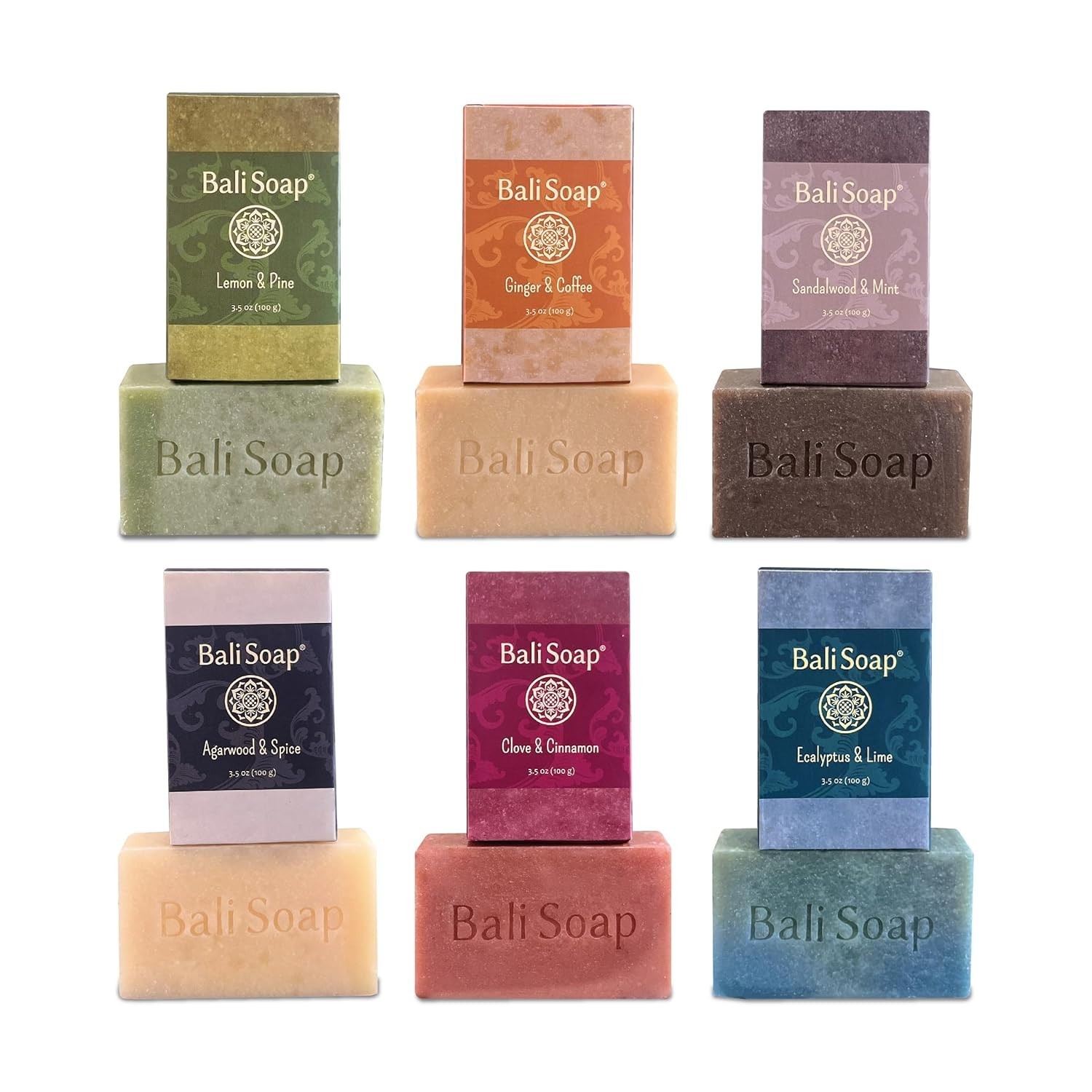 Natural Men’s Soap Gift Set – 6 Pack Handmade Cold Process Bar Soap for Men, …