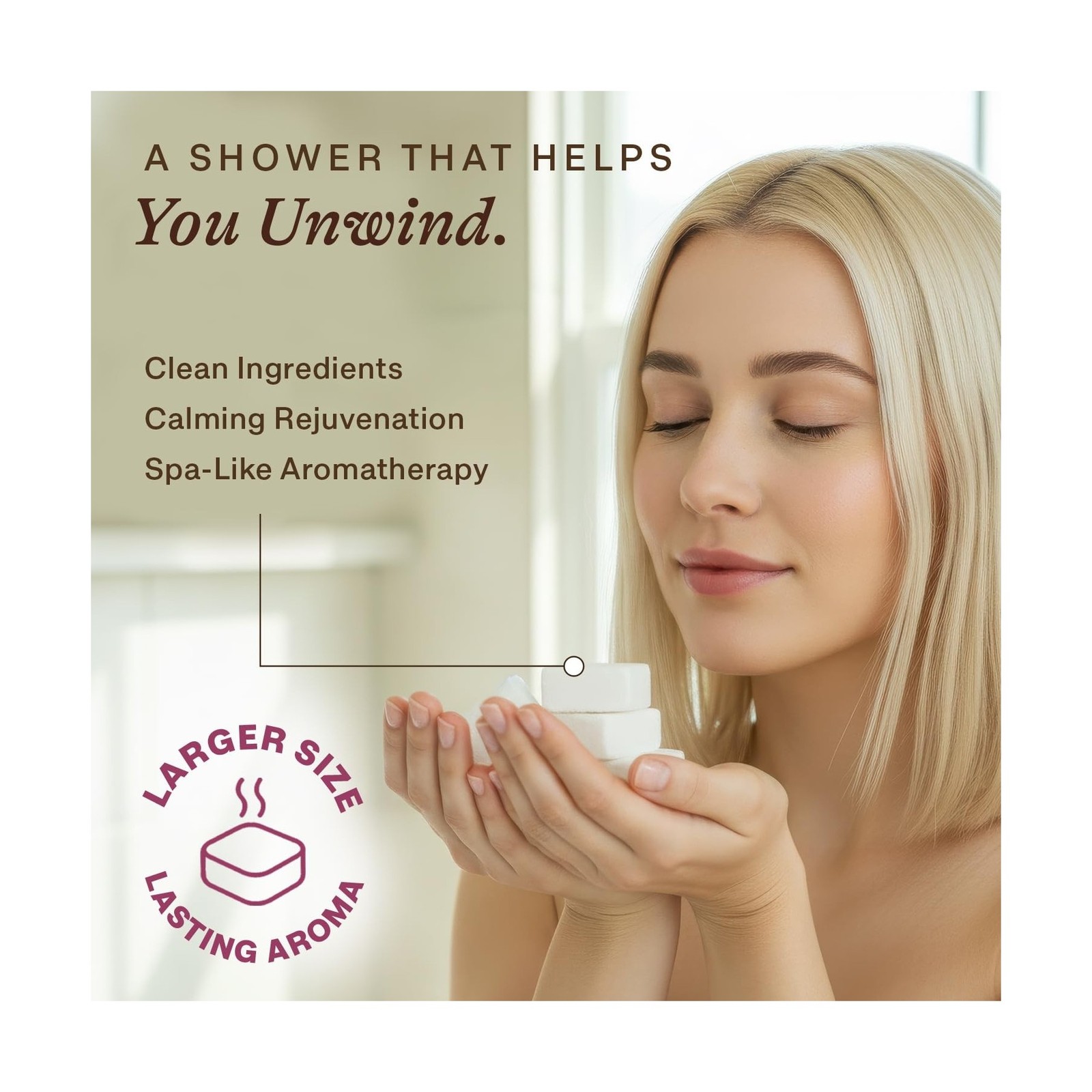 Shower Steamers Aromatherapy – USA Made with Natural Ingredients & Lavender O…