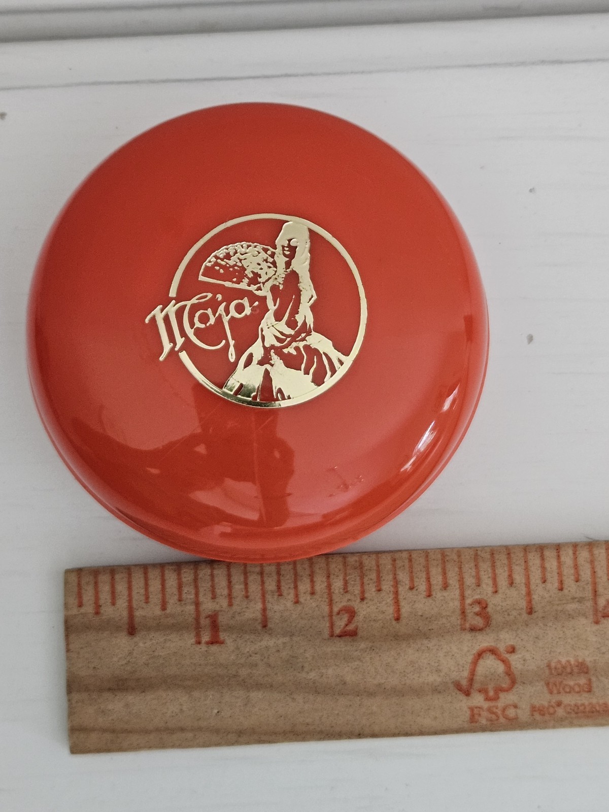 Maja by Myrurgia Espana Unused Vintage Soap & Red Plastic Case