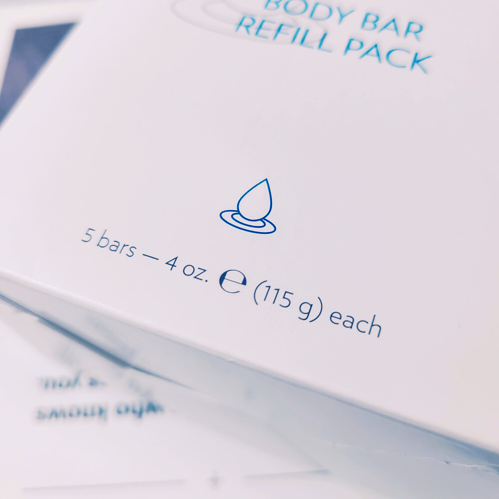 Nu Skin Nuskin body bar refill pack contains 5 bars #167
