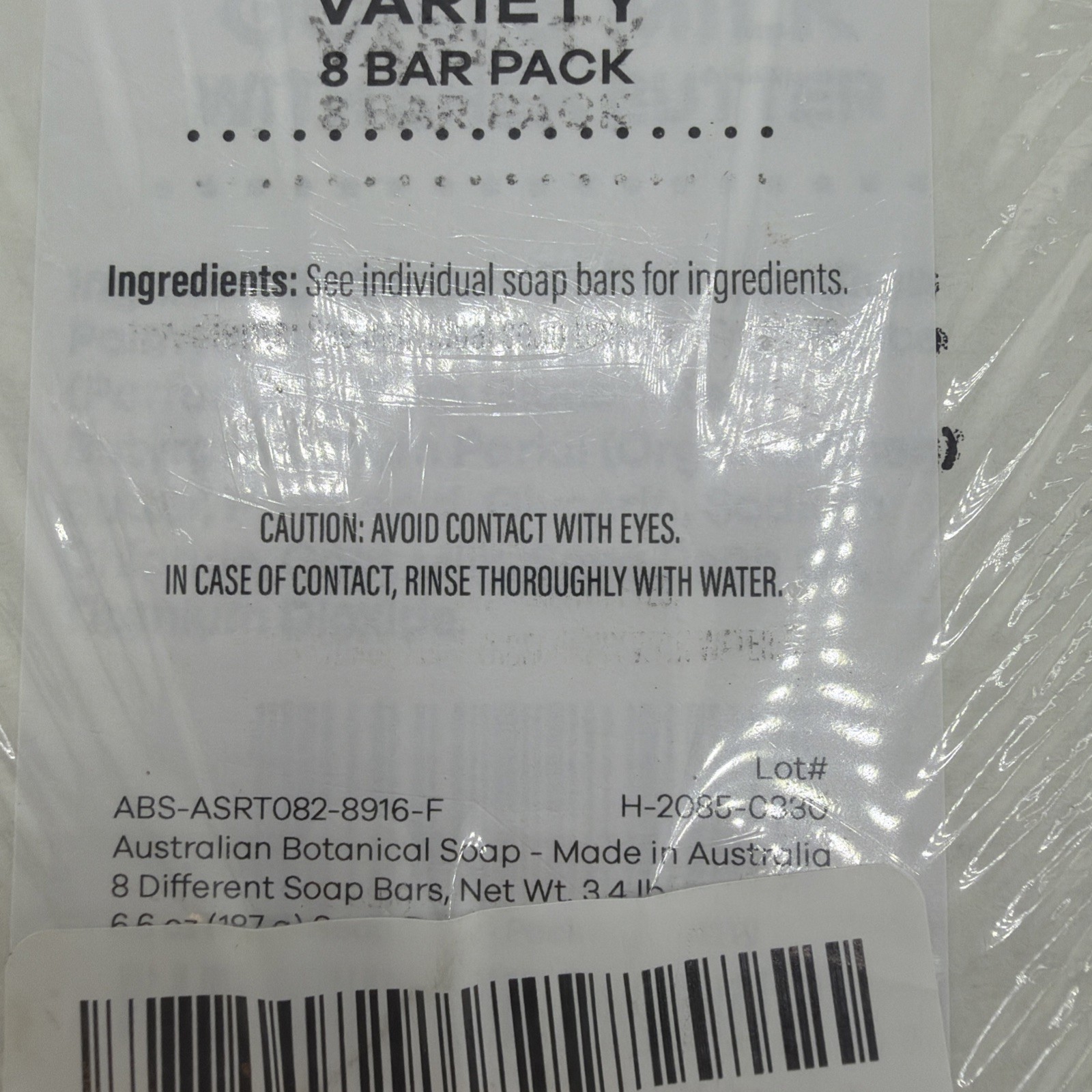 Australian Botanical Soap Goat Milk Scented Body Bars 8 Pack 6.8oz Each new pack