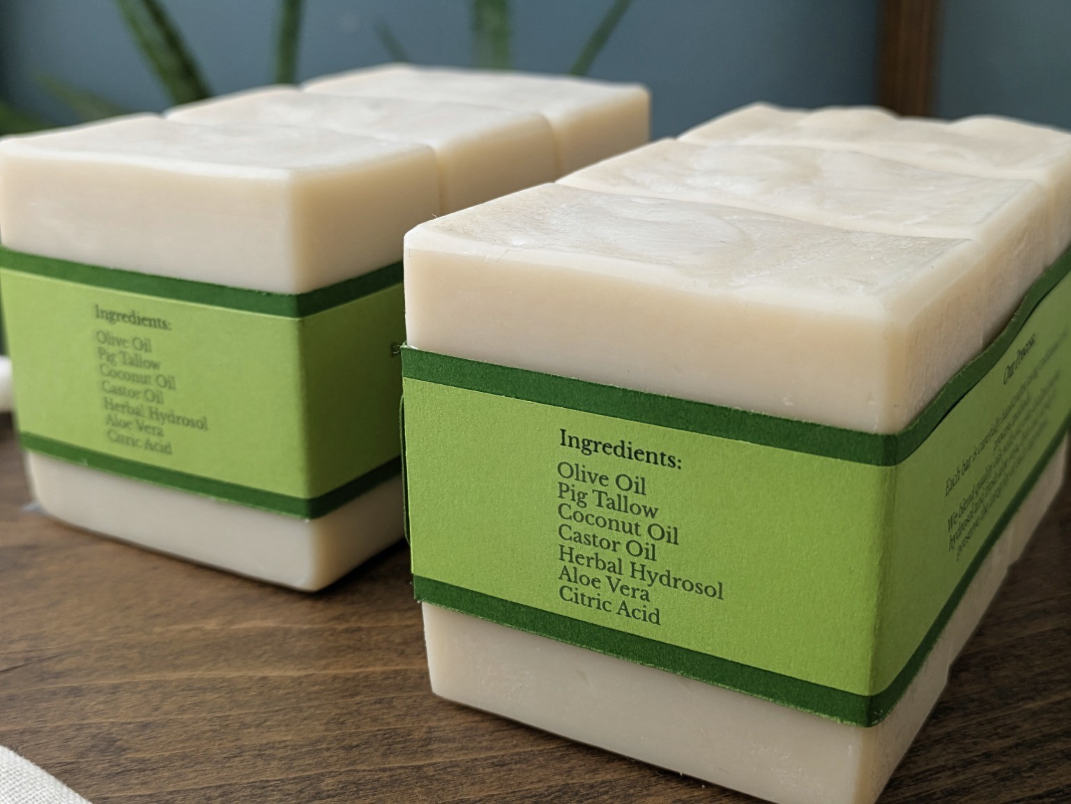 Olive Oil Soap Bars Set of 9 Unscented Handmade Cold Process Bulk Lot Gift