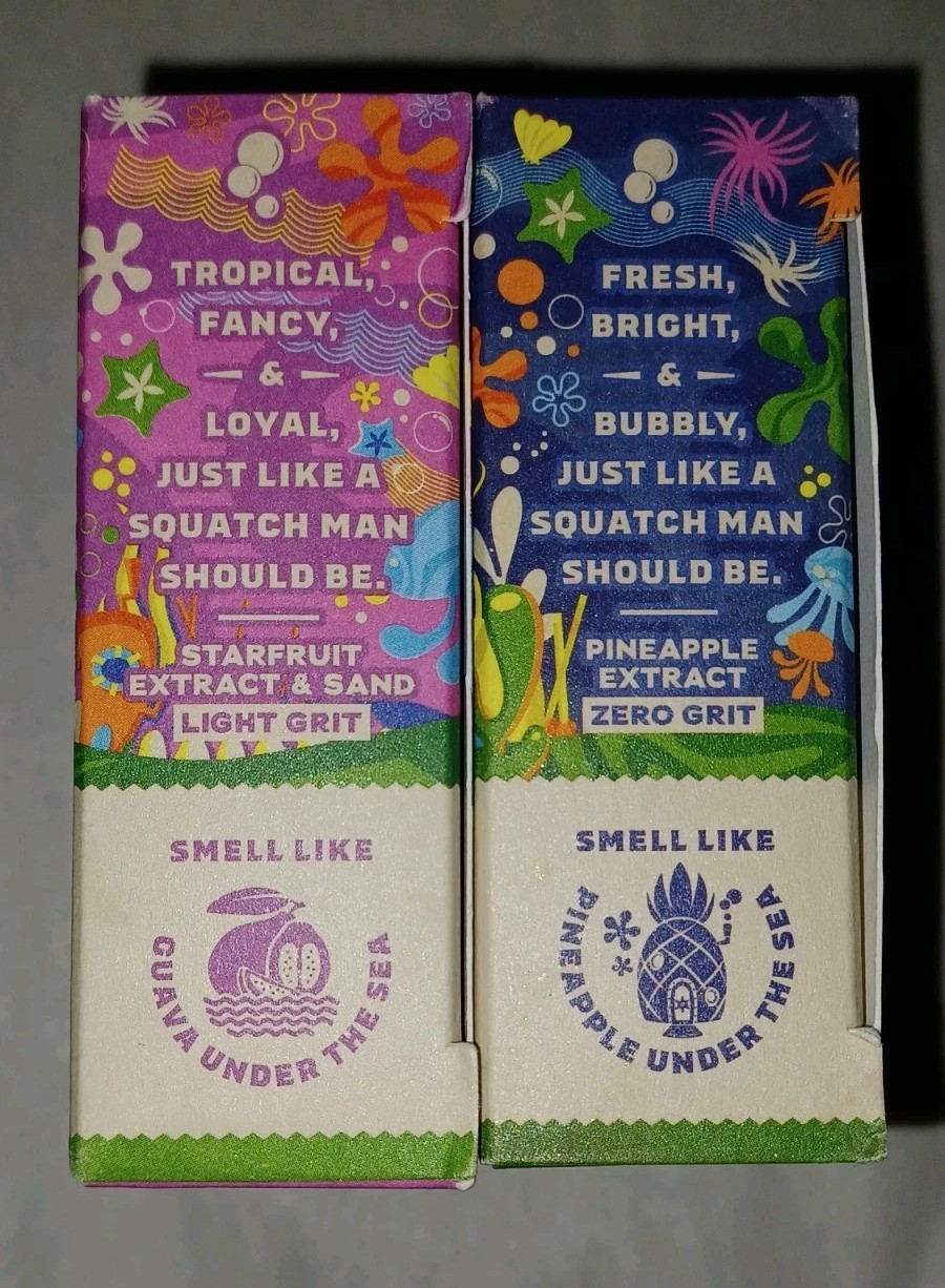 Dr Squatch x SpongeBob SquarePants & Patrick 4-Pk Limited Edition Soap