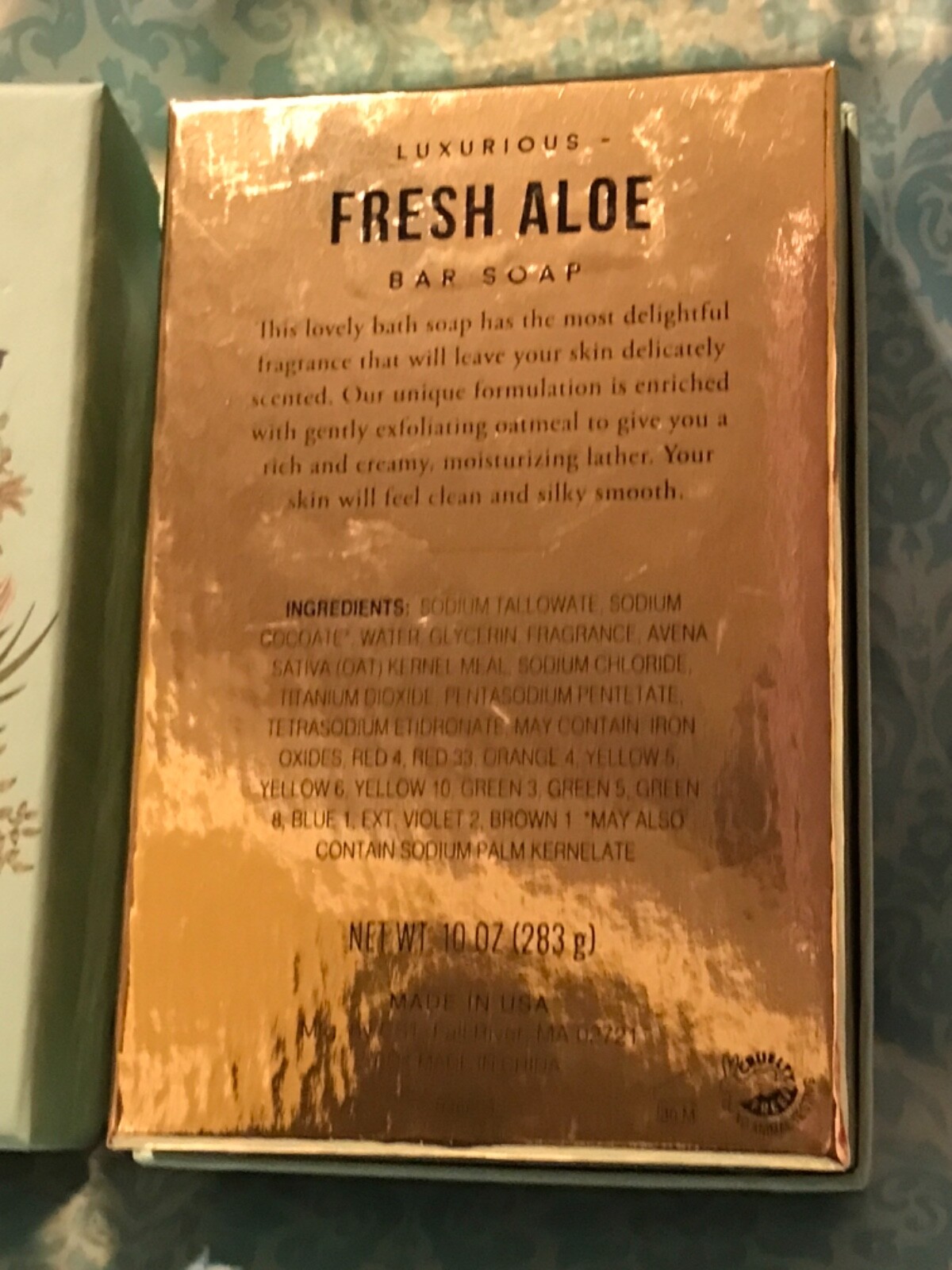COMMONWEALTH SOAPS TOILETRIES 🇺🇸FRESH ALOE LUXURIOUS SCENTED BAR SOAPS 2-10oz