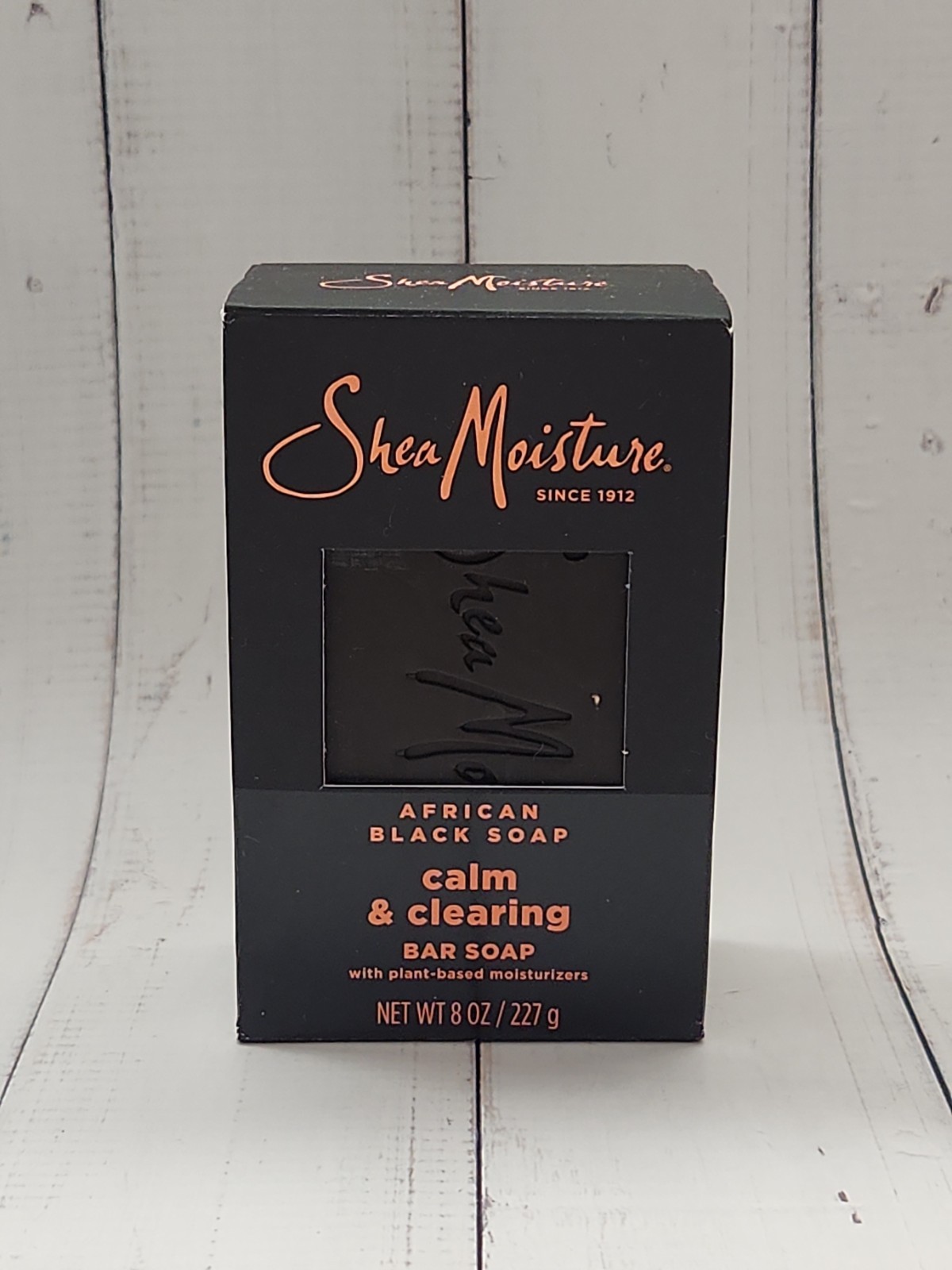 Shea Moisture African Black Soap, Calm & Clearing Bar Soap, 8 fl oz